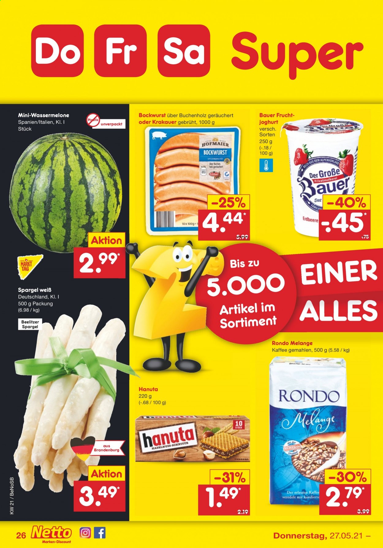 Netto Marken-Discount Prospekte  - 25.05.2021 - 29.05.2021. Seite 26