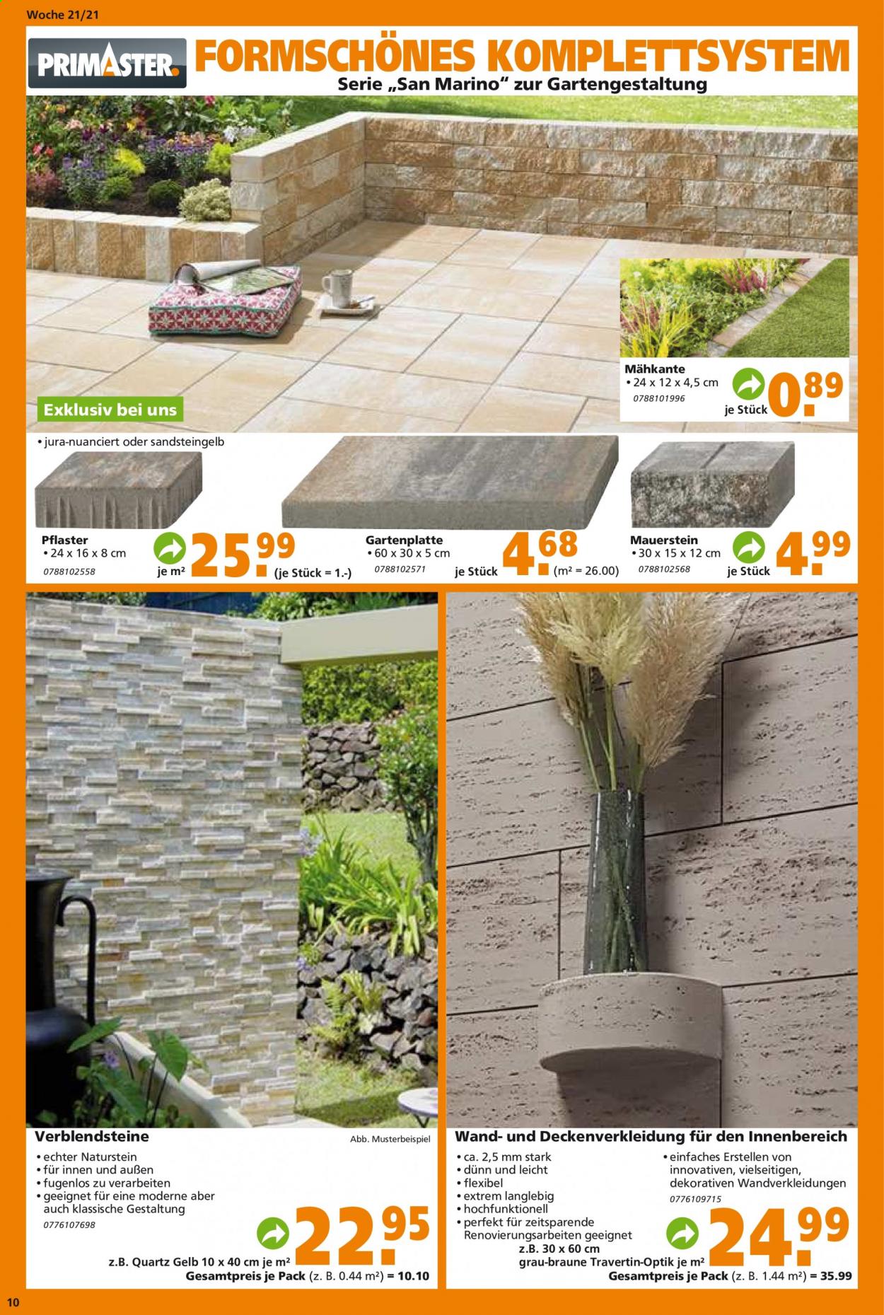 Globus Baumarkt Prospekte  - 25.05.2021 - 1.06.2021. Seite 10