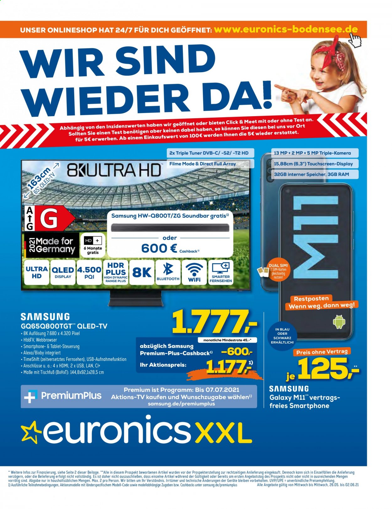 Euronics Prospekte  - 27.05.2021 - 2.06.2021. Seite 1