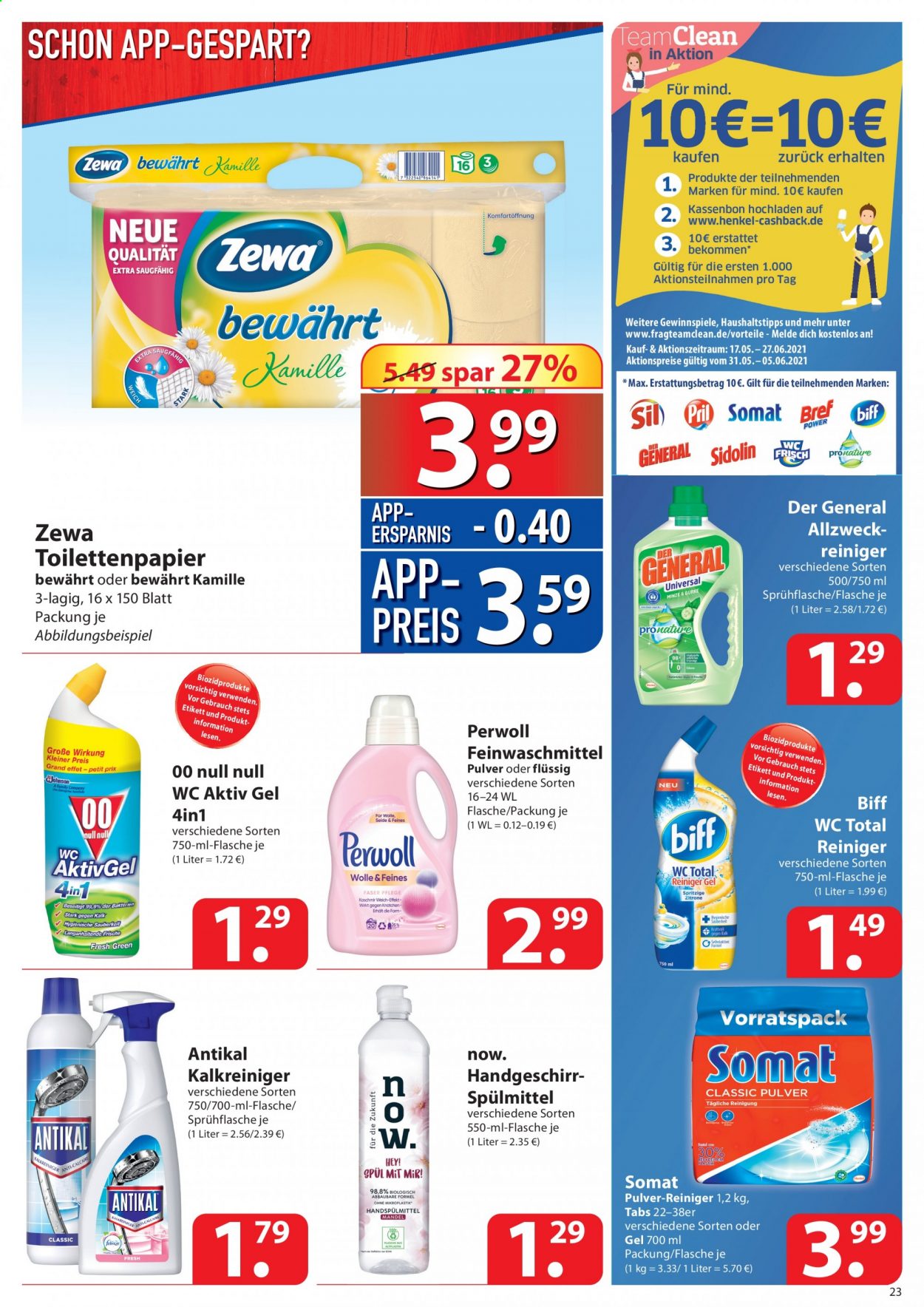 famila Prospekte  - 31.05.2021 - 5.06.2021. Seite 23