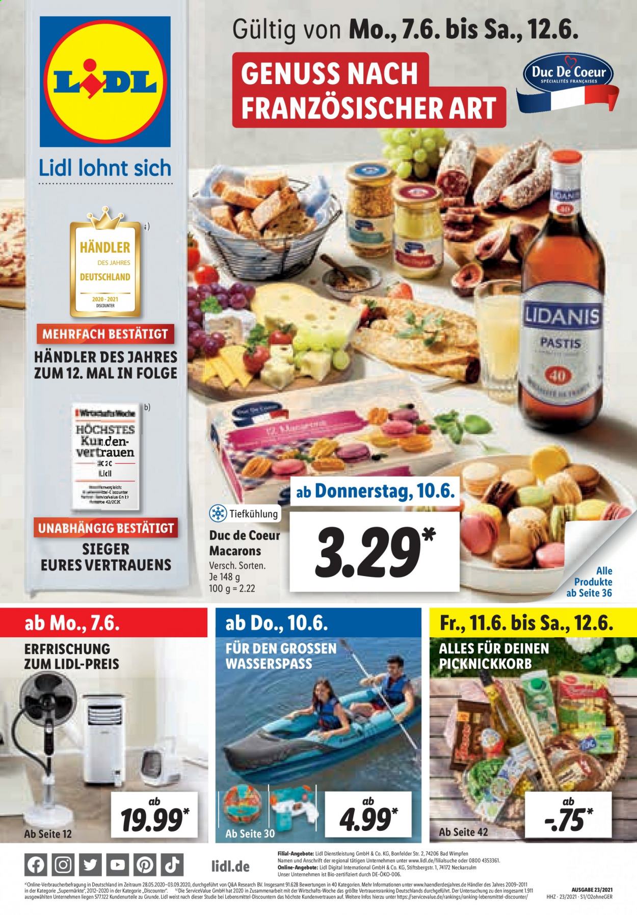 Lidl Prospekte  - 7.06.2021 - 12.06.2021. Seite 1