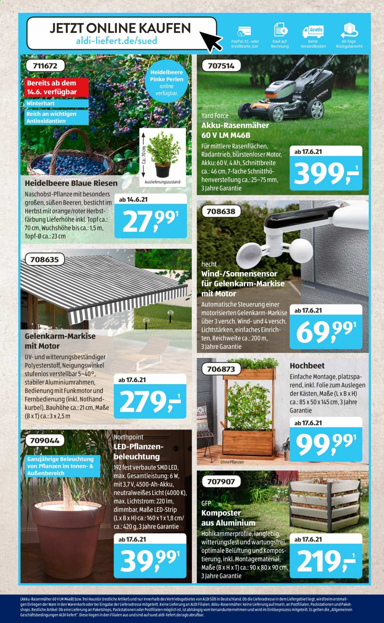 ALDI SÜD Prospekte  - 14.06.2021 - 19.06.2021. Seite 21