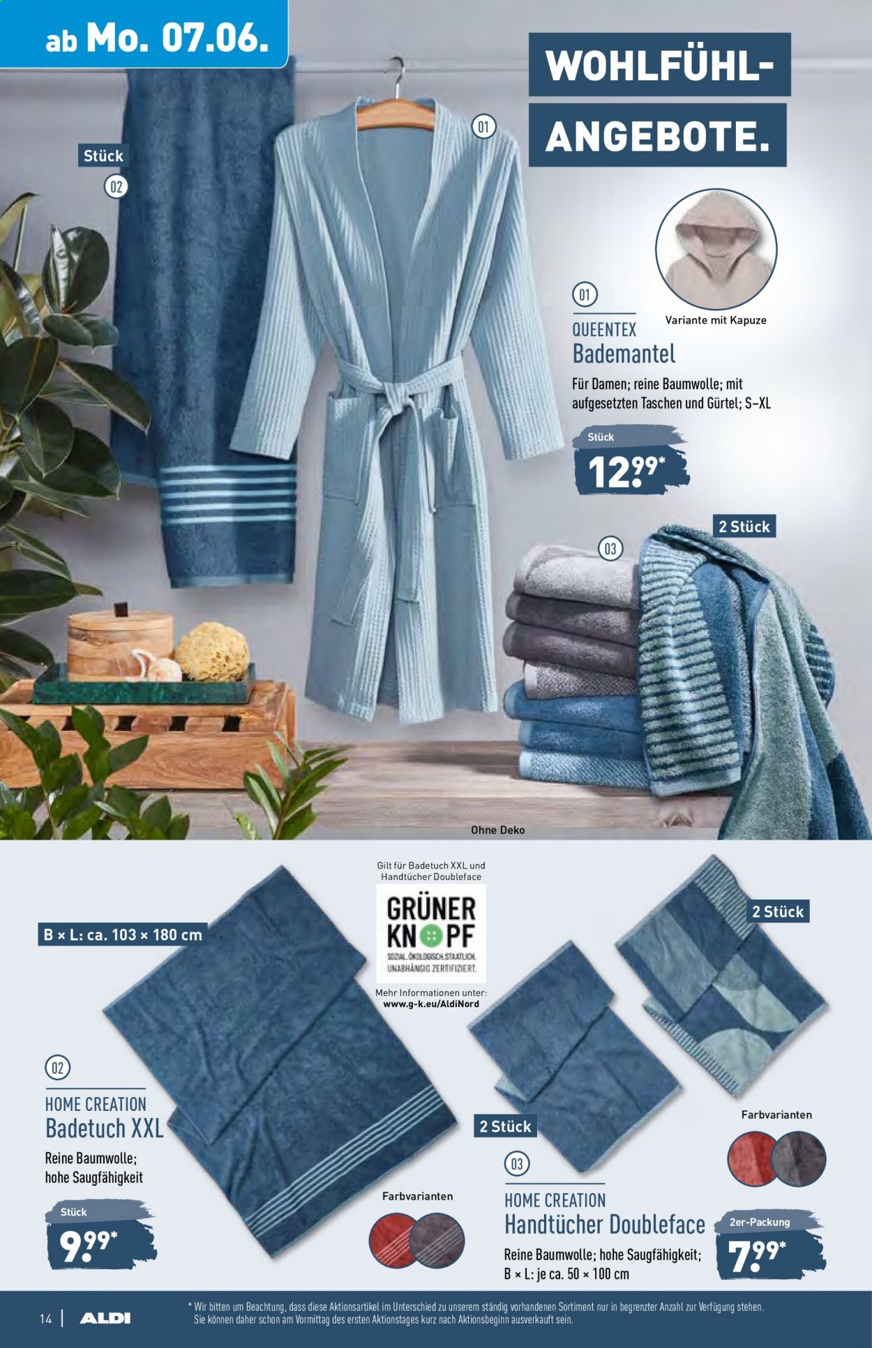 ALDI Nord Prospekte  - 7.06.2021 - 12.06.2021. Seite 14