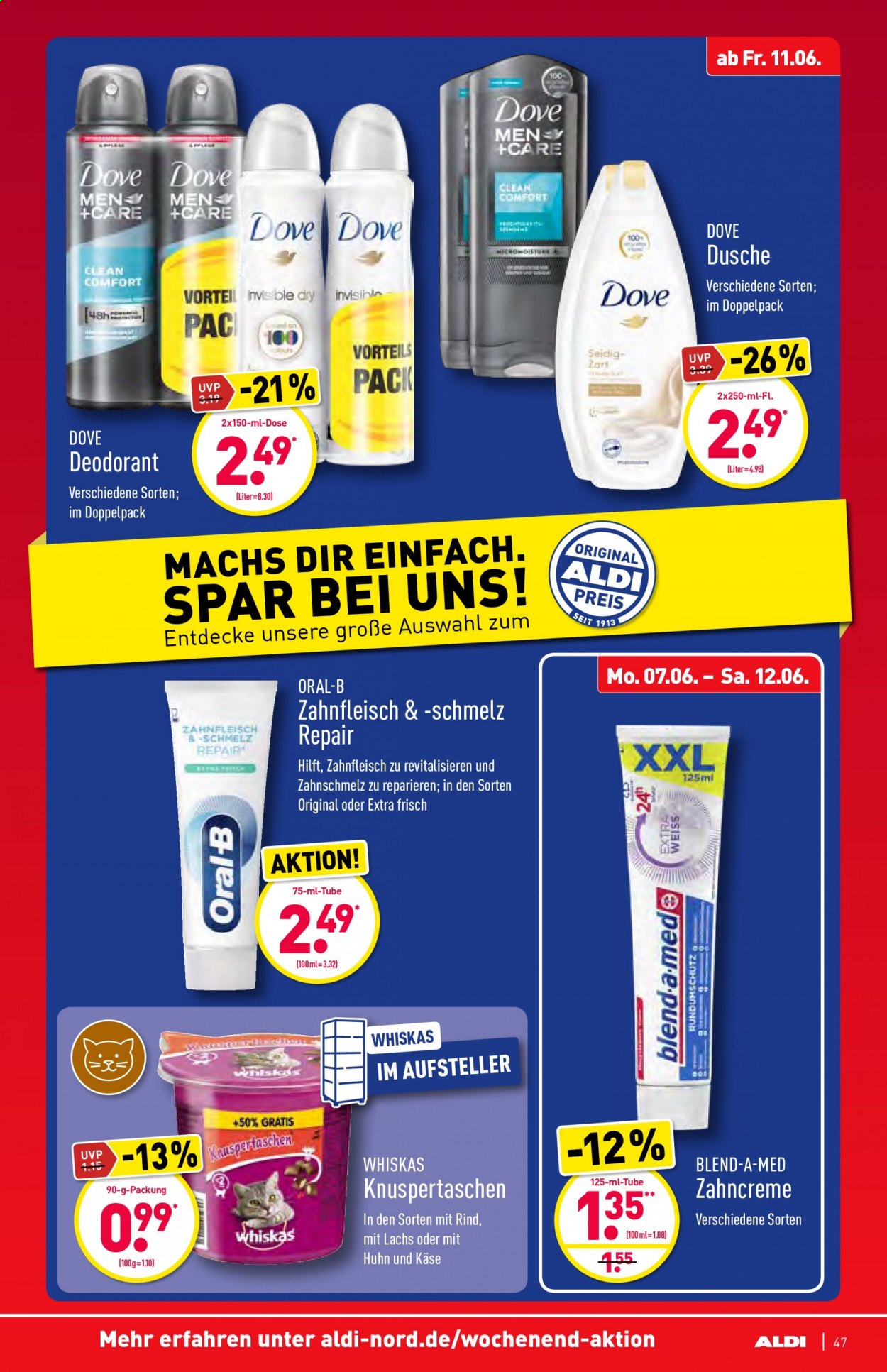 ALDI Nord Prospekte  - 7.06.2021 - 12.06.2021. Seite 47
