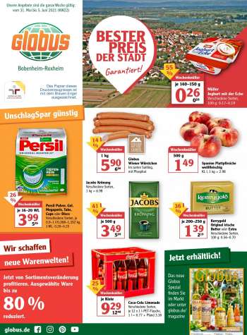 Prospekte Globus - 31.5.2021 - 5.6.2021.