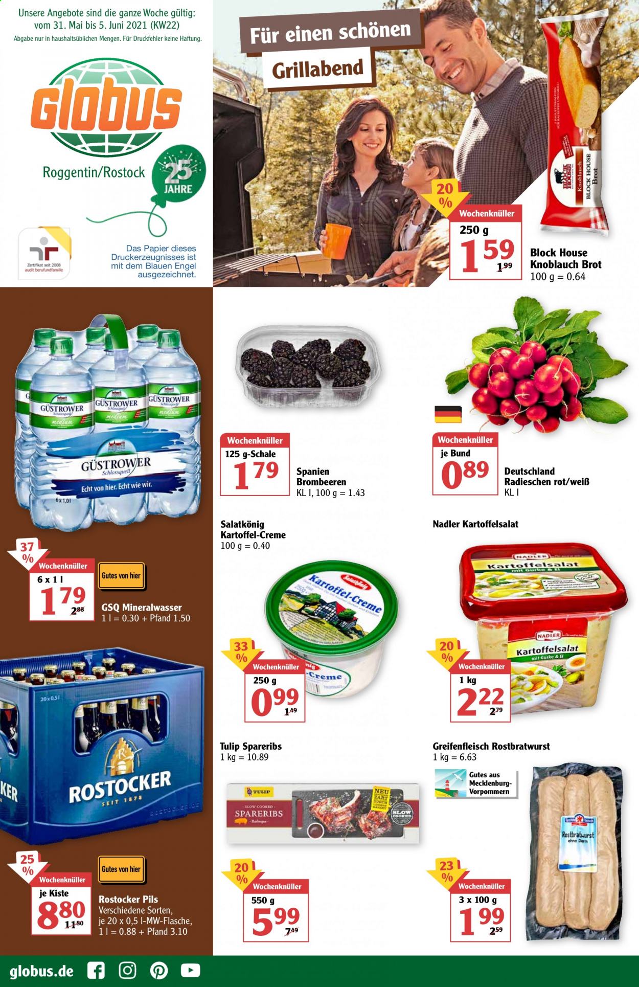 Globus Prospekte  - 31.05.2021 - 5.06.2021. Seite 1