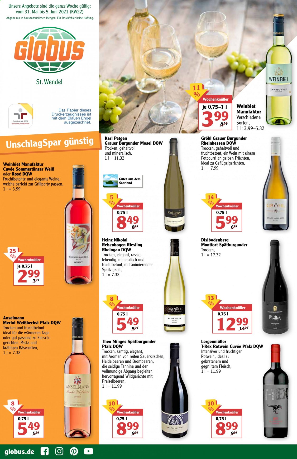 Globus Prospekte  - 31.05.2021 - 5.06.2021. Seite 1