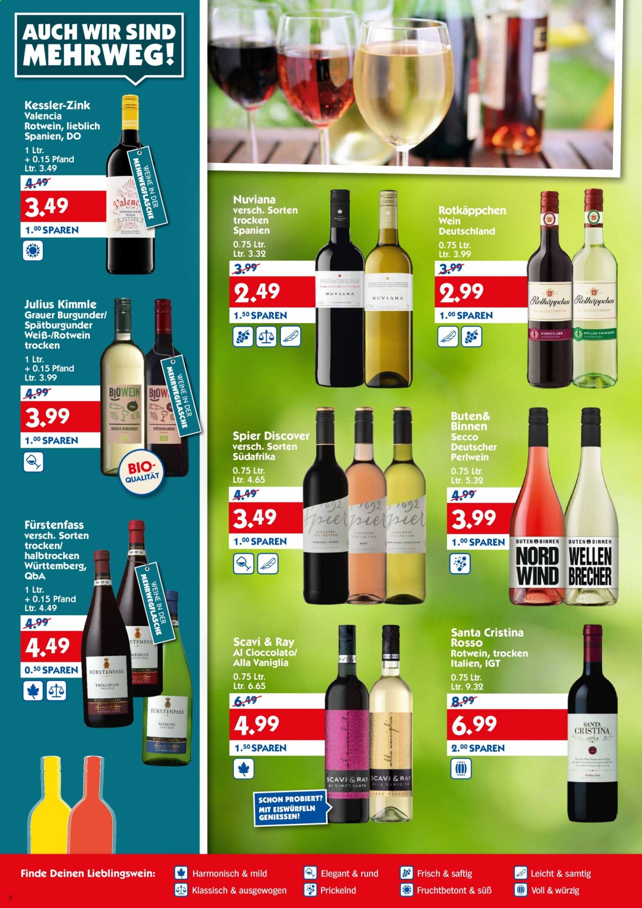Hol'ab! Getränkemarkt Prospekte  - 31.05.2021 - 5.06.2021. Seite 6