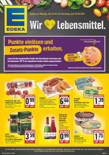 Prospekte Edeka - 31.5.2021 - 5.6.2021.