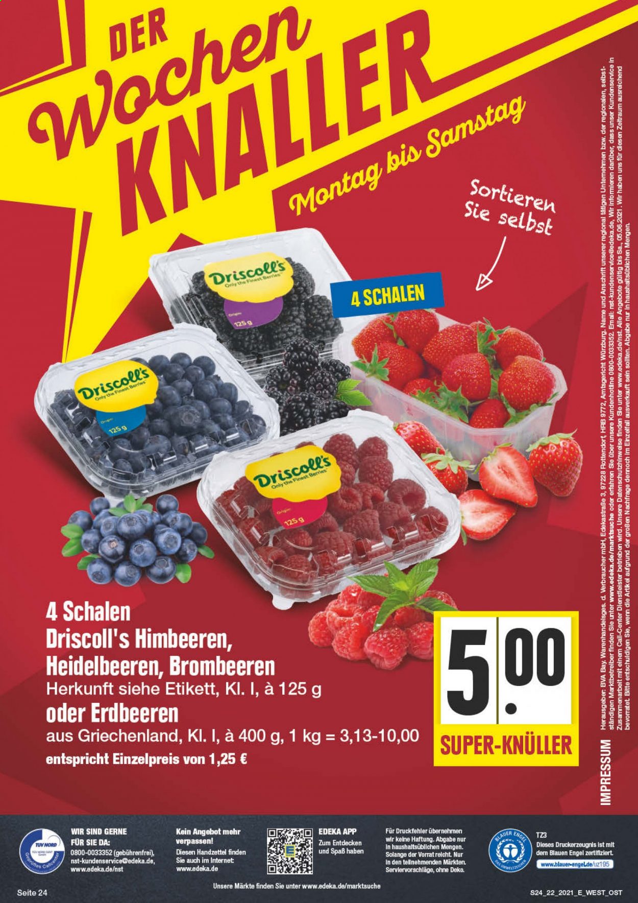Edeka Prospekte  - 31.05.2021 - 5.06.2021. Seite 24