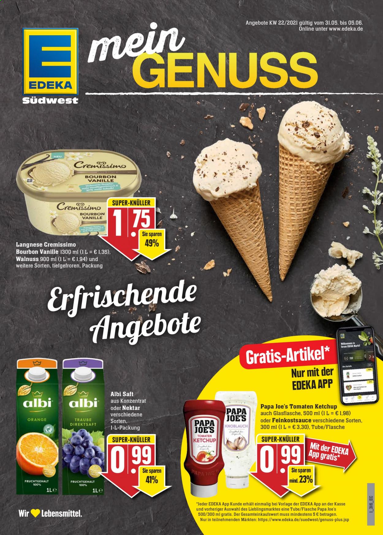 Edeka Prospekte  - 31.05.2021 - 5.06.2021. Seite 1