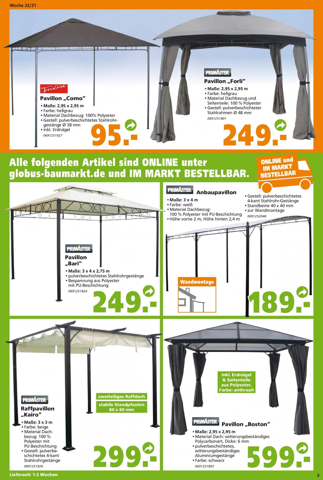 Globus Baumarkt Prospekte  - 31.05.2021 - 5.06.2021. Seite 3