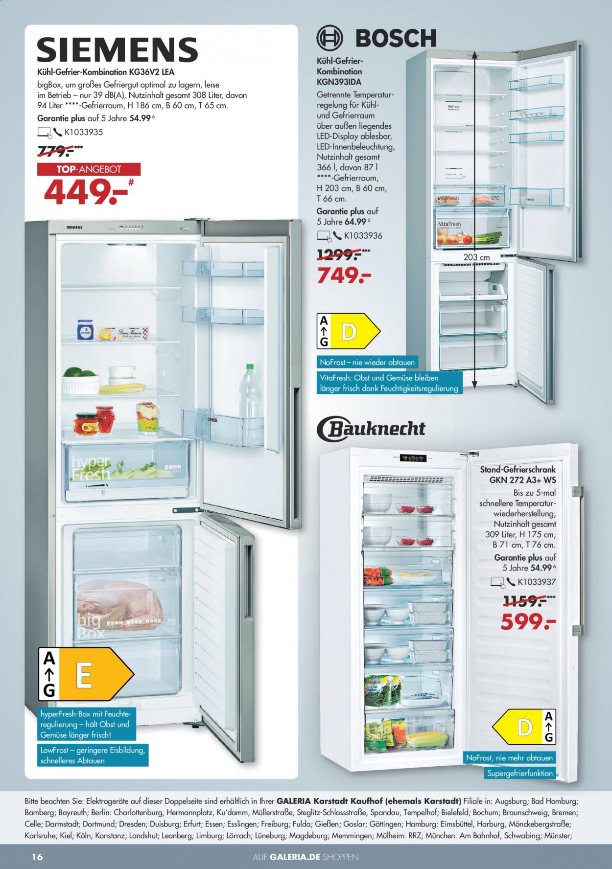 GALERIA Karstadt Kaufhof Prospekte  - 31.05.2021 - 5.06.2021. Seite 16