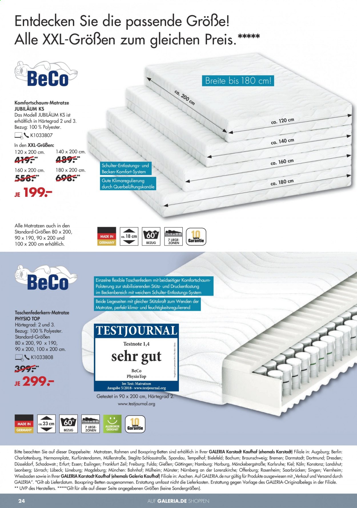 GALERIA Karstadt Kaufhof Prospekte  - 31.05.2021 - 5.06.2021. Seite 24