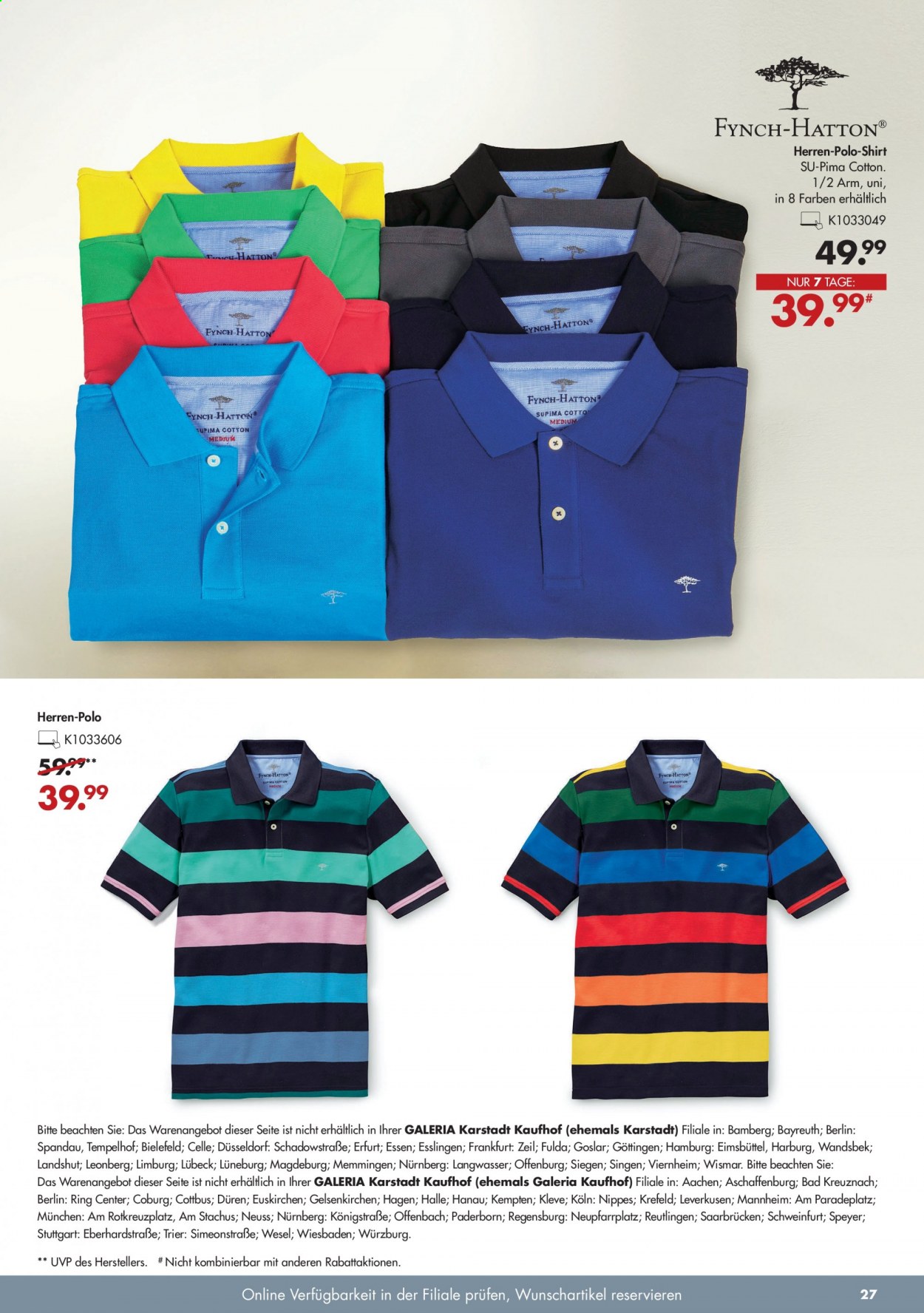 GALERIA Karstadt Kaufhof Prospekte  - 31.05.2021 - 5.06.2021. Seite 27