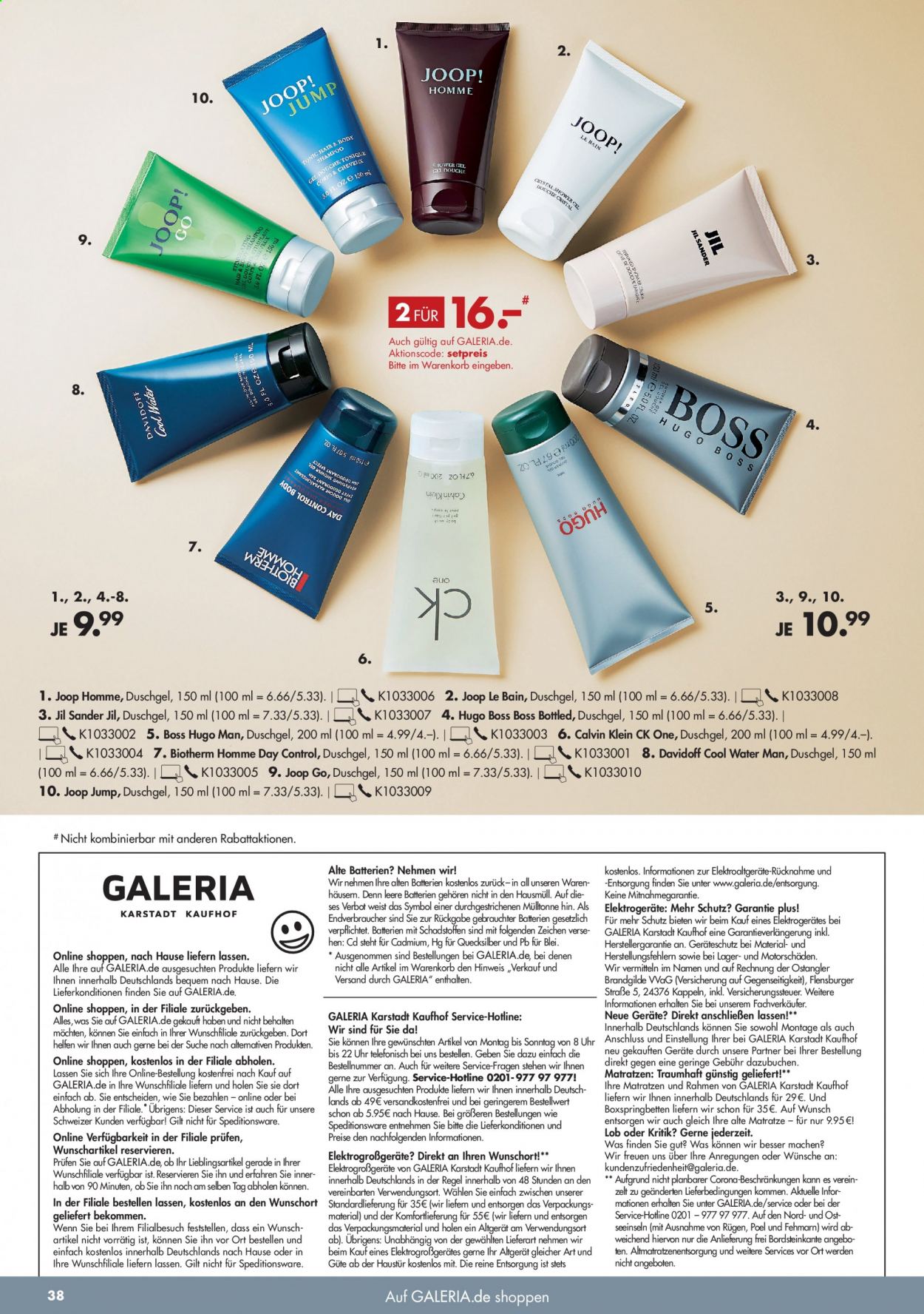 GALERIA Karstadt Kaufhof Prospekte  - 31.05.2021 - 5.06.2021. Seite 38