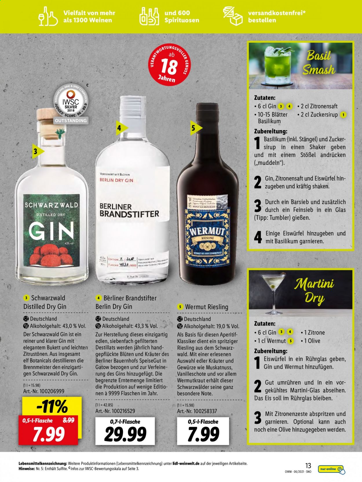 Lidl Prospekte  - 1.06.2021 - 30.06.2021. Seite 13