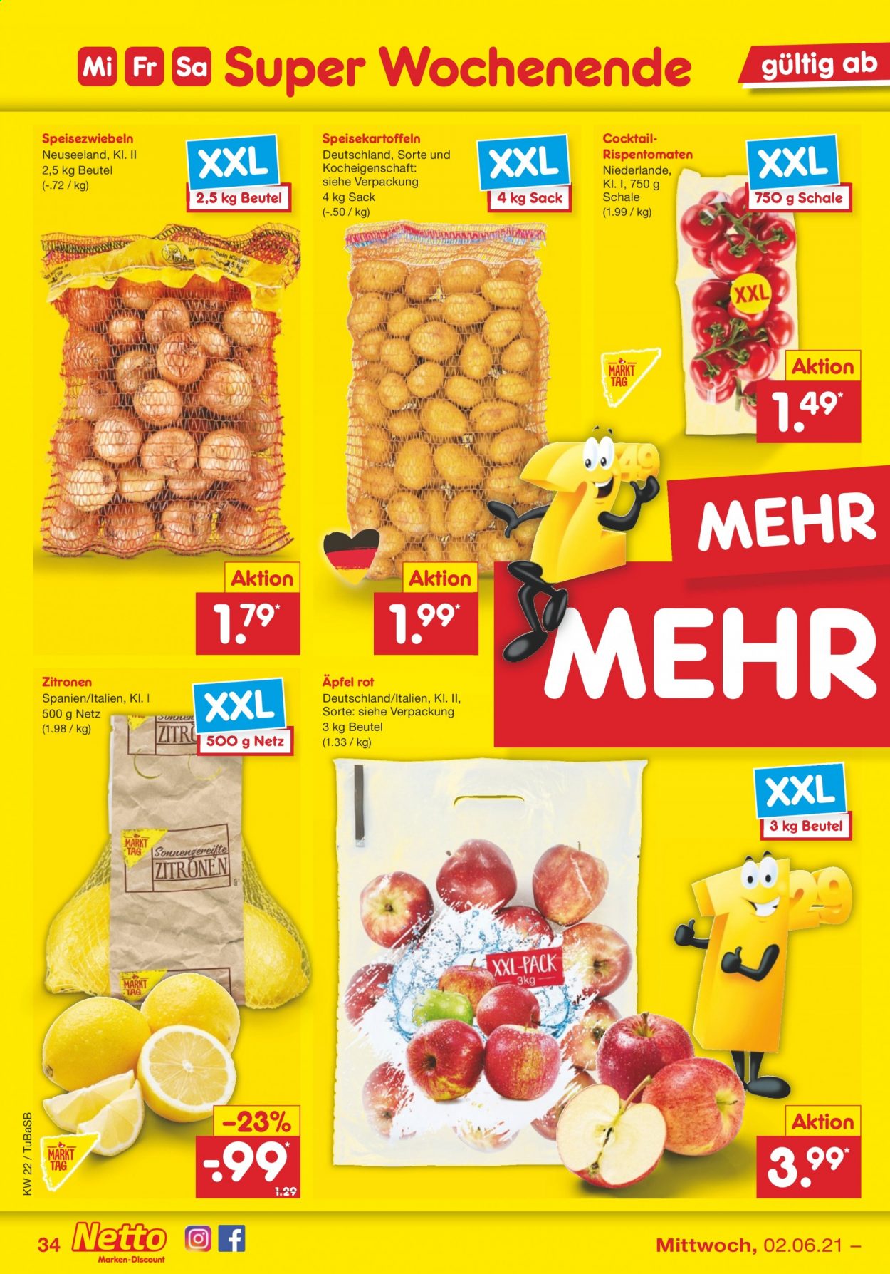 Netto Marken-Discount Prospekte  - 31.05.2021 - 5.06.2021. Seite 34
