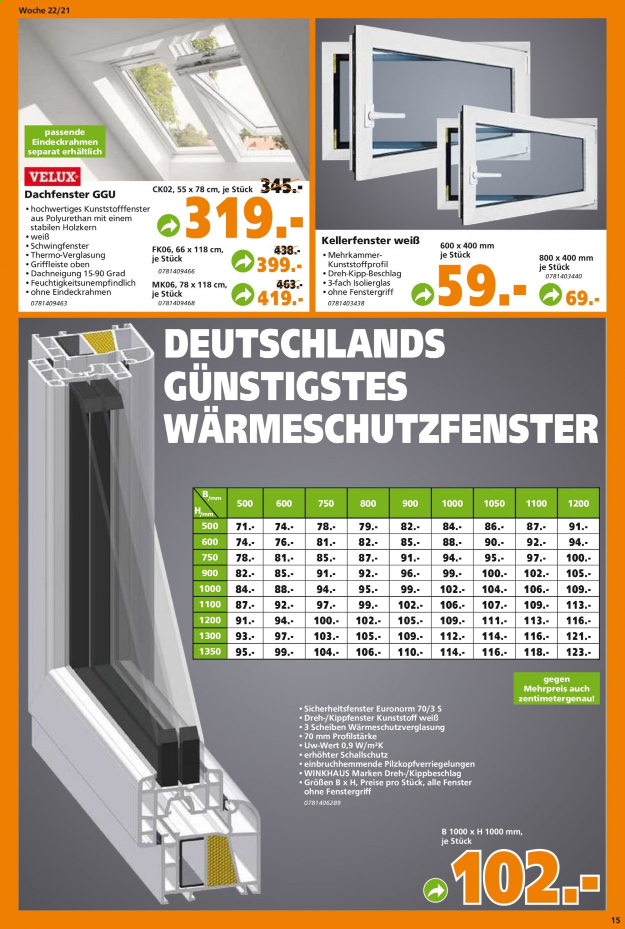 Globus Baumarkt Prospekte  - 1.06.2021 - 8.06.2021. Seite 15