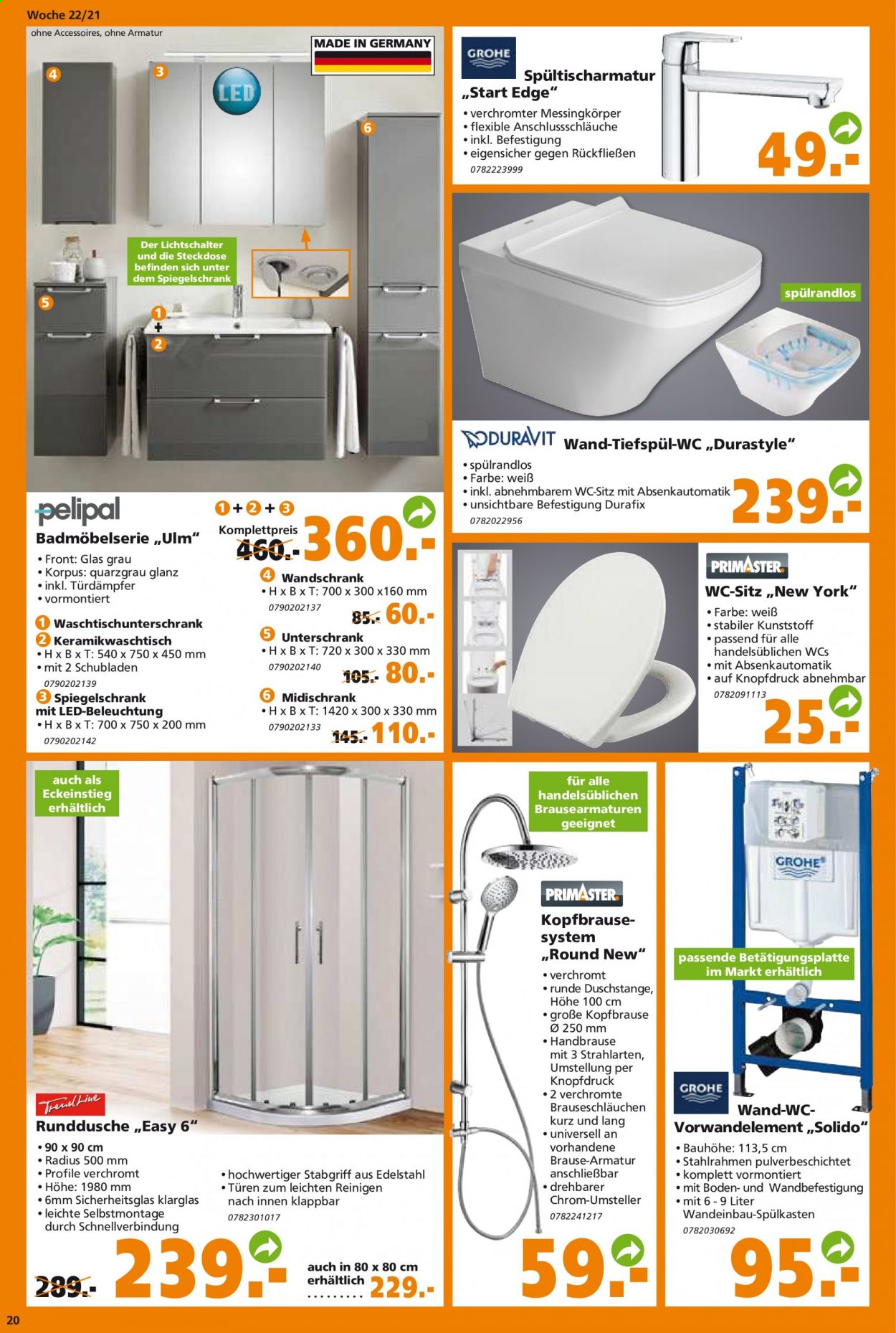 Globus Baumarkt Prospekte  - 1.06.2021 - 8.06.2021. Seite 20