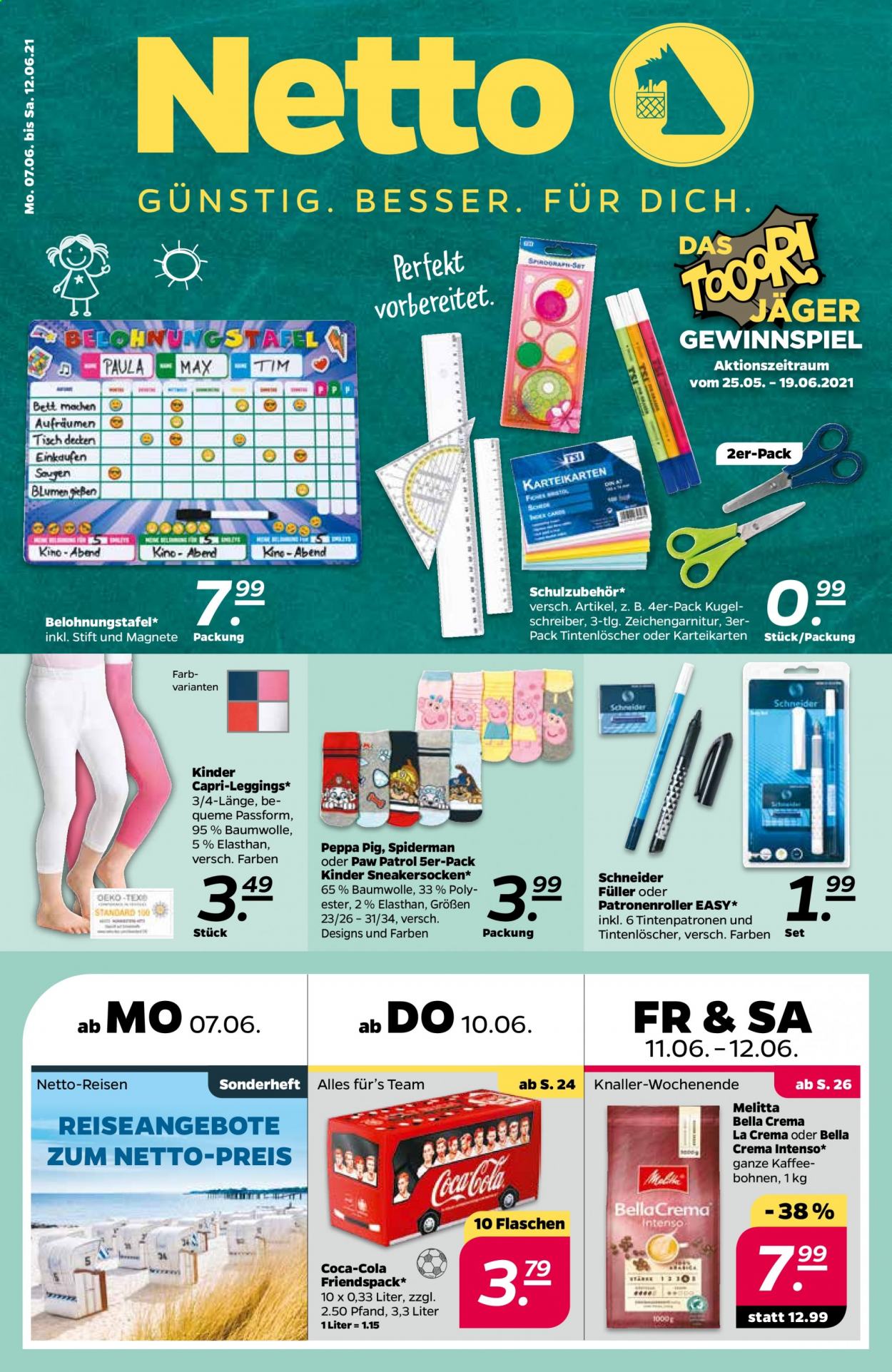 Netto Prospekte  - 7.06.2021 - 12.06.2021. Seite 1