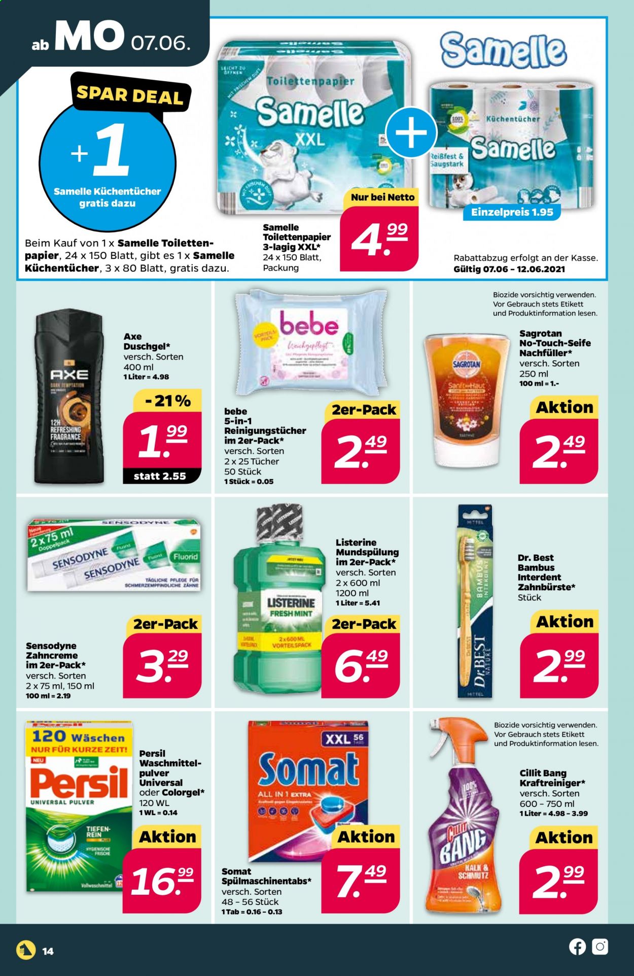 Netto Prospekte  - 7.06.2021 - 12.06.2021. Seite 14