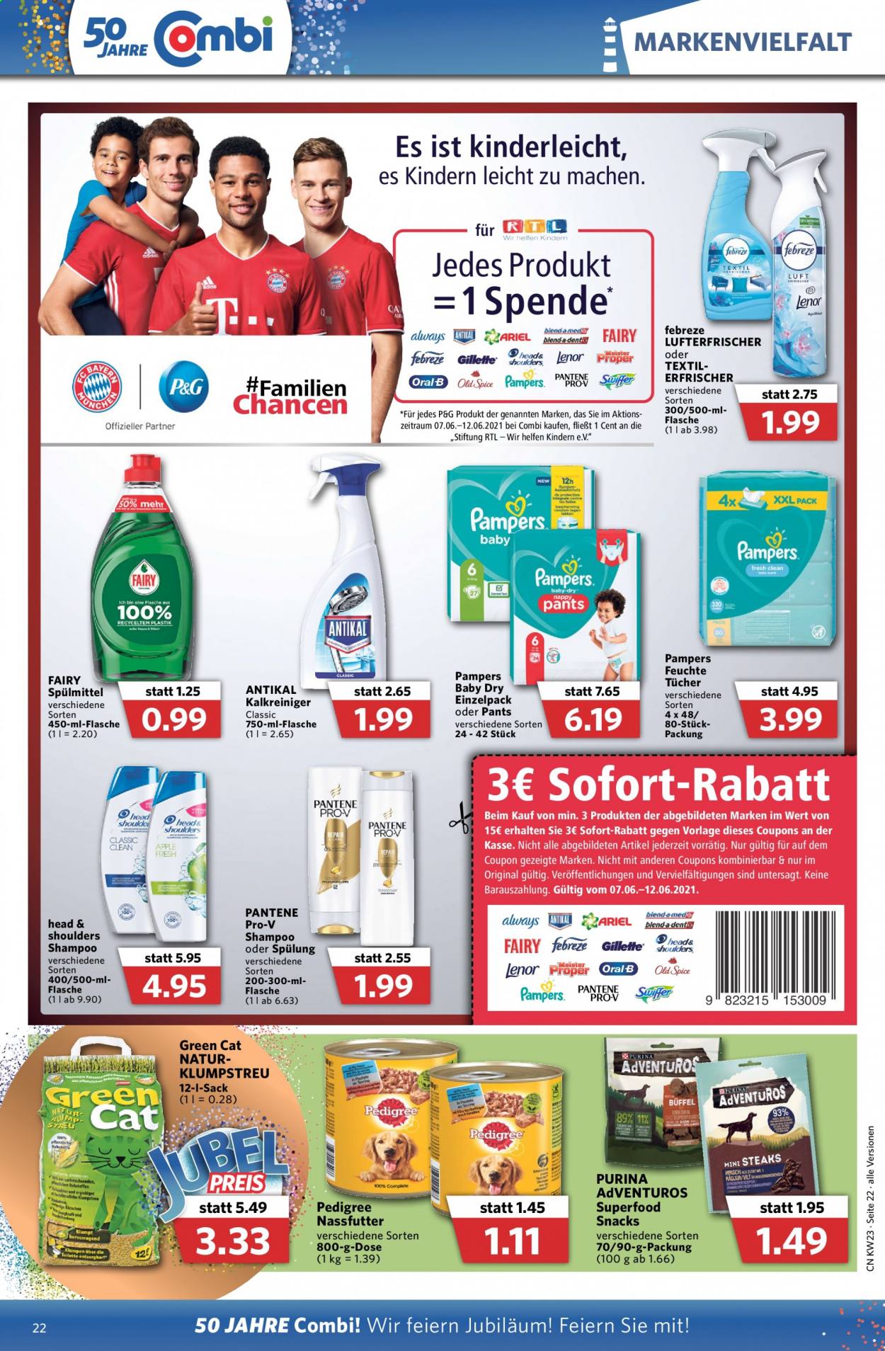 Combi Prospekte  - 7.06.2021 - 12.06.2021. Seite 22