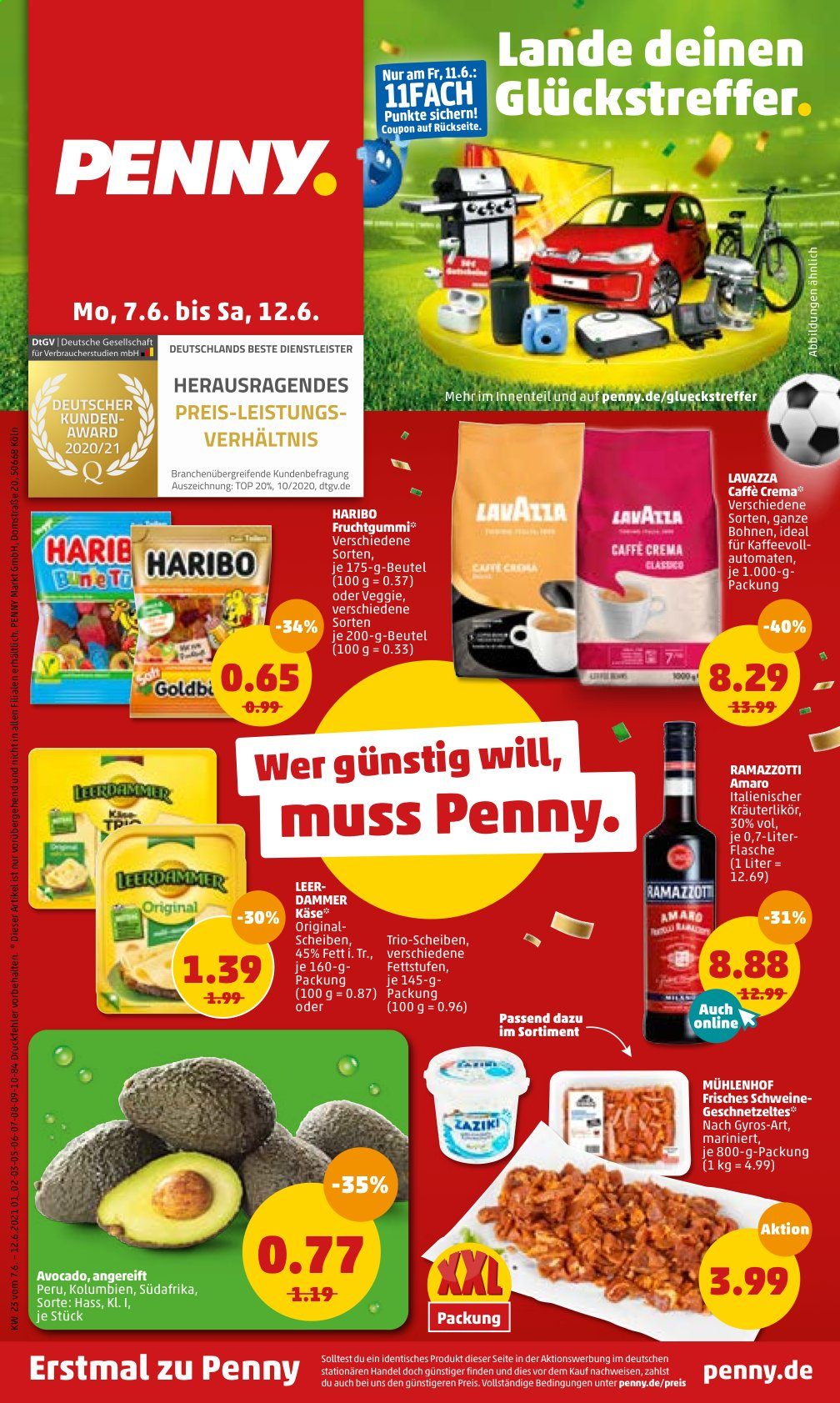 Penny Prospekte  - 7.06.2021 - 12.06.2021. Seite 1