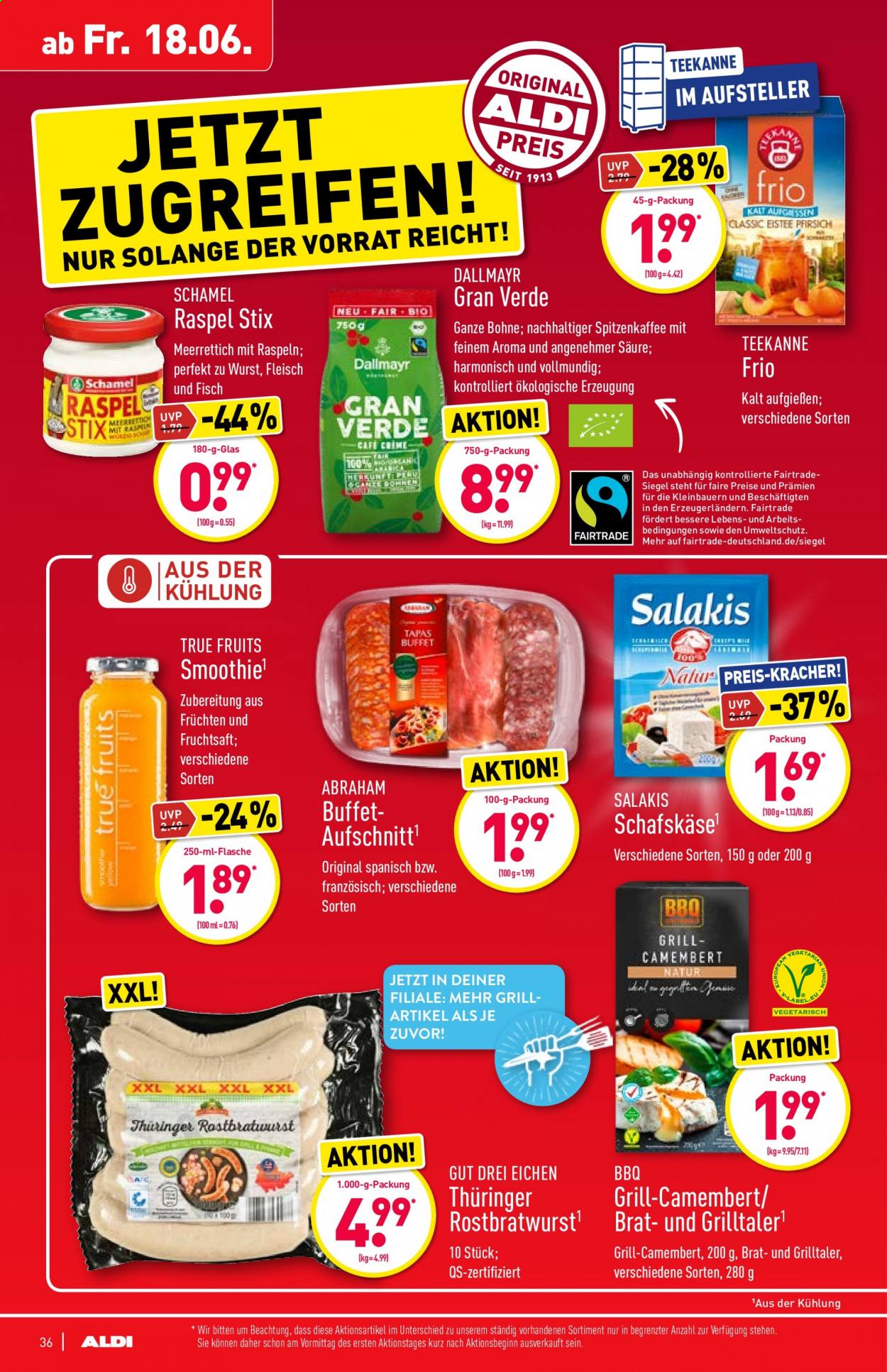 ALDI Nord Prospekte  - 14.06.2021 - 19.06.2021. Seite 36