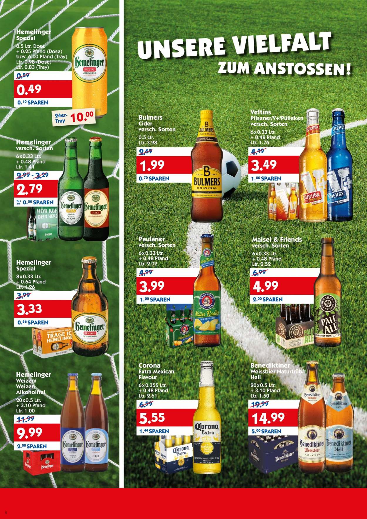 Hol'ab! Getränkemarkt Prospekte  - 7.06.2021 - 12.06.2021. Seite 2