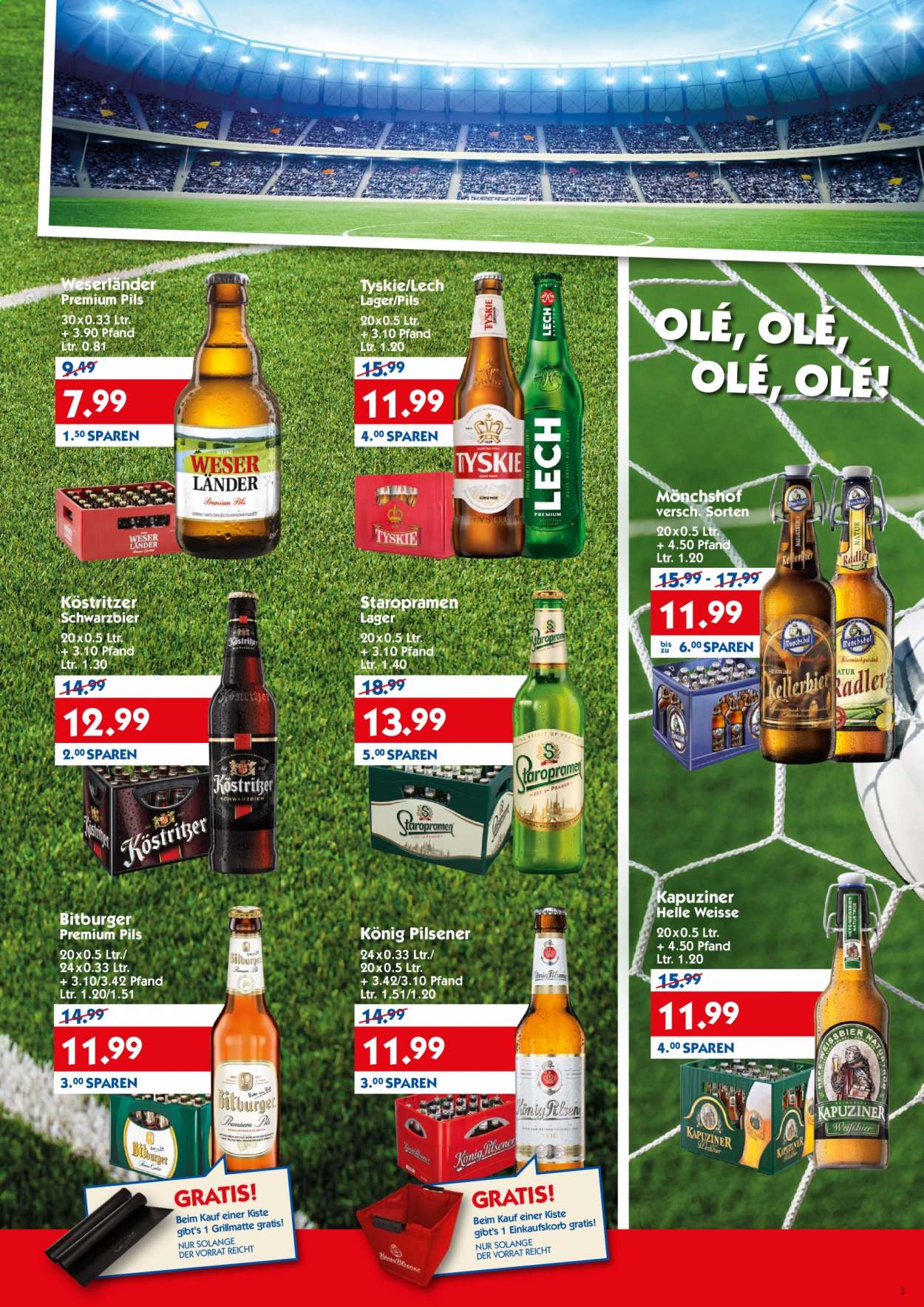 Hol'ab! Getränkemarkt Prospekte  - 7.06.2021 - 12.06.2021. Seite 3