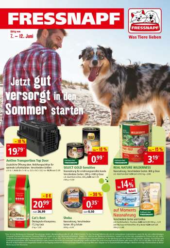 Prospekte Fressnapf - 7.6.2021 - 12.6.2021.