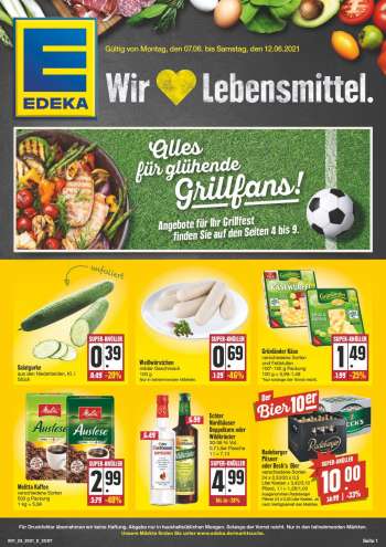 Prospekte Edeka - 7.6.2021 - 12.6.2021.