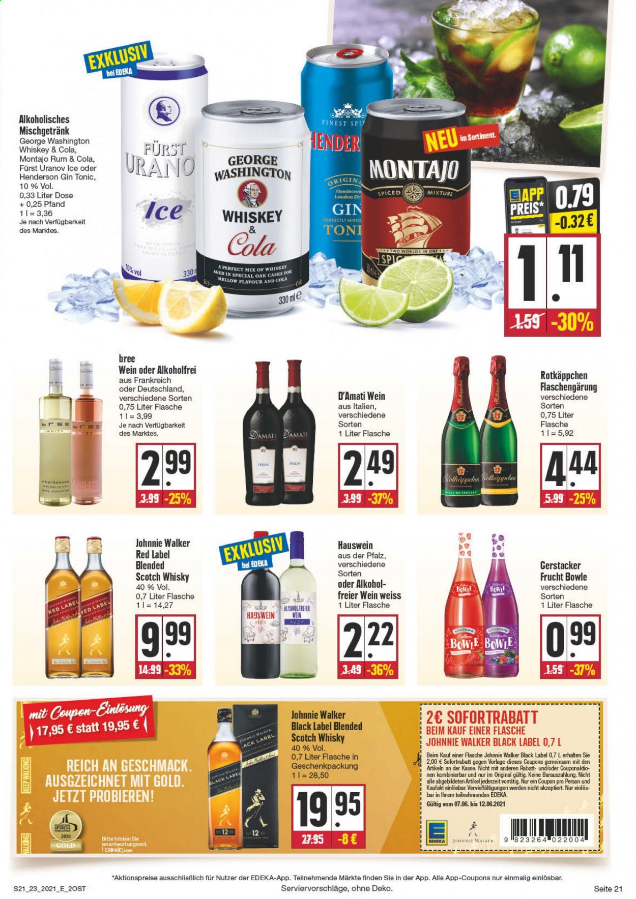 Edeka Prospekte  - 7.06.2021 - 12.06.2021. Seite 21