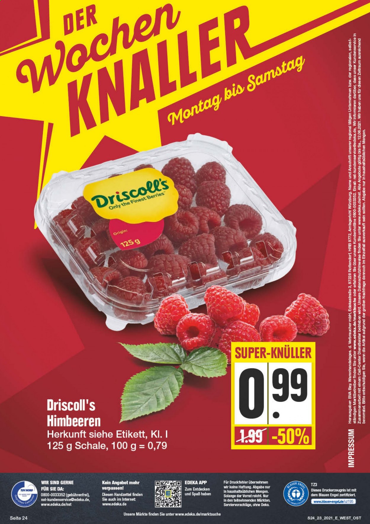 Edeka Prospekte  - 7.06.2021 - 12.06.2021. Seite 24