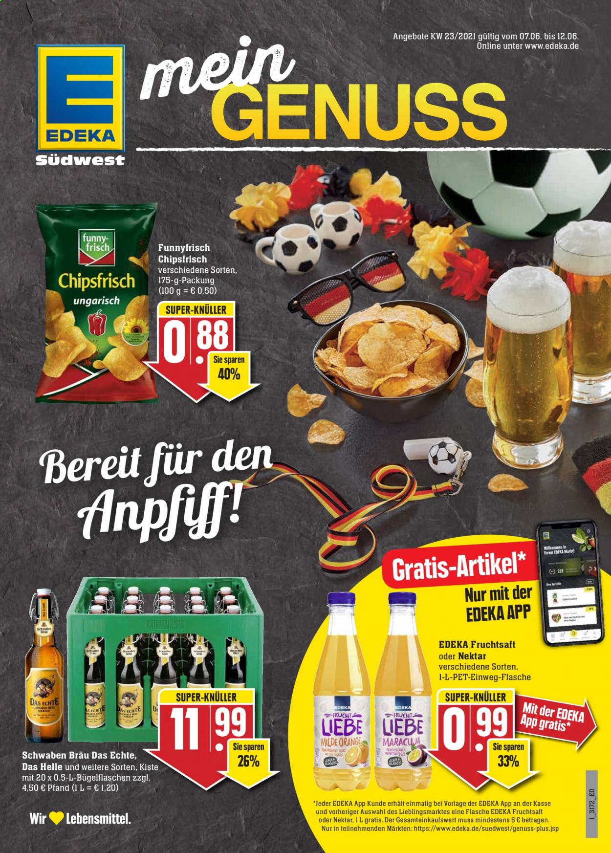 Edeka Prospekte  - 7.06.2021 - 12.06.2021. Seite 1