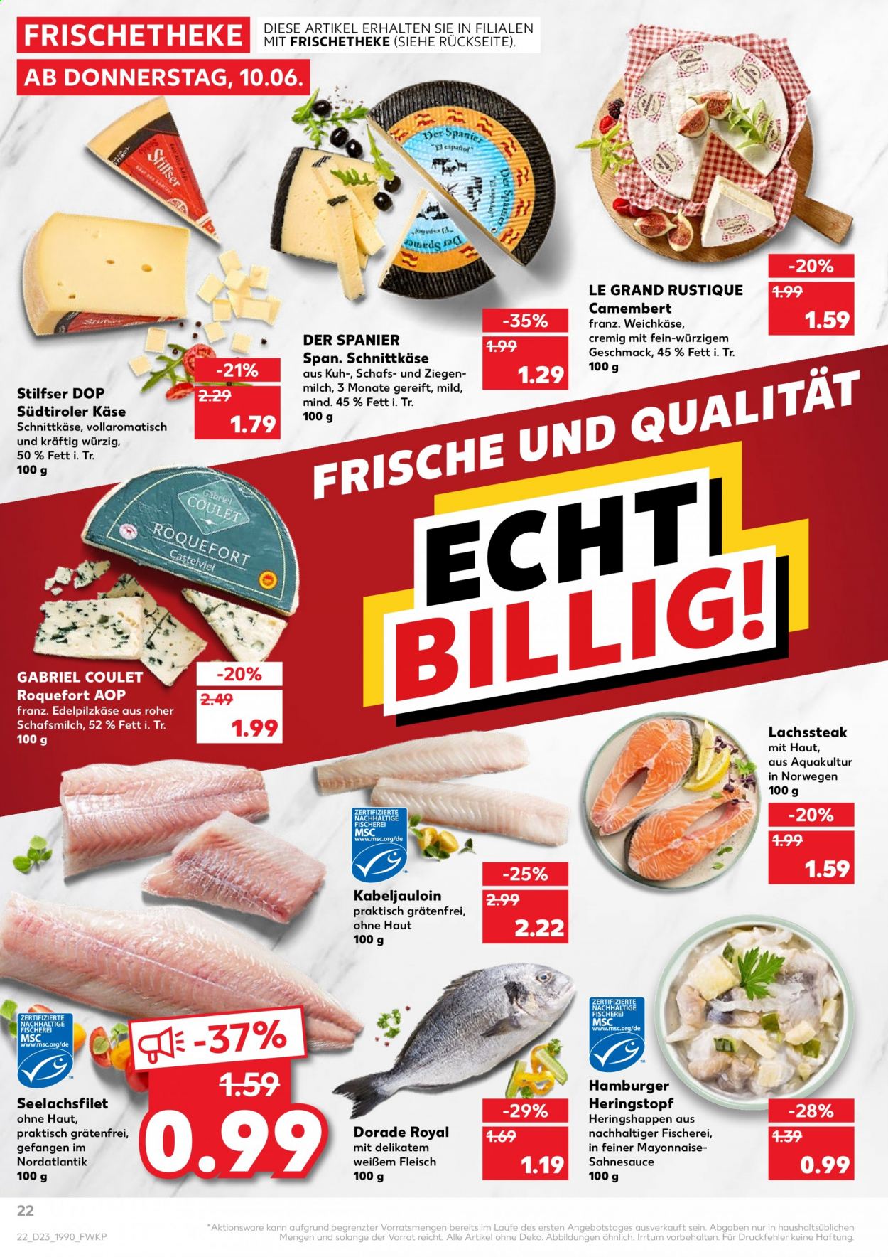 Kaufland Prospekte  - 10.06.2021 - 16.06.2021. Seite 22