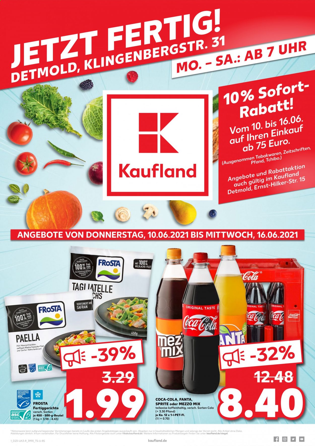 Kaufland Prospekte  - 10.06.2021 - 16.06.2021. Seite 1