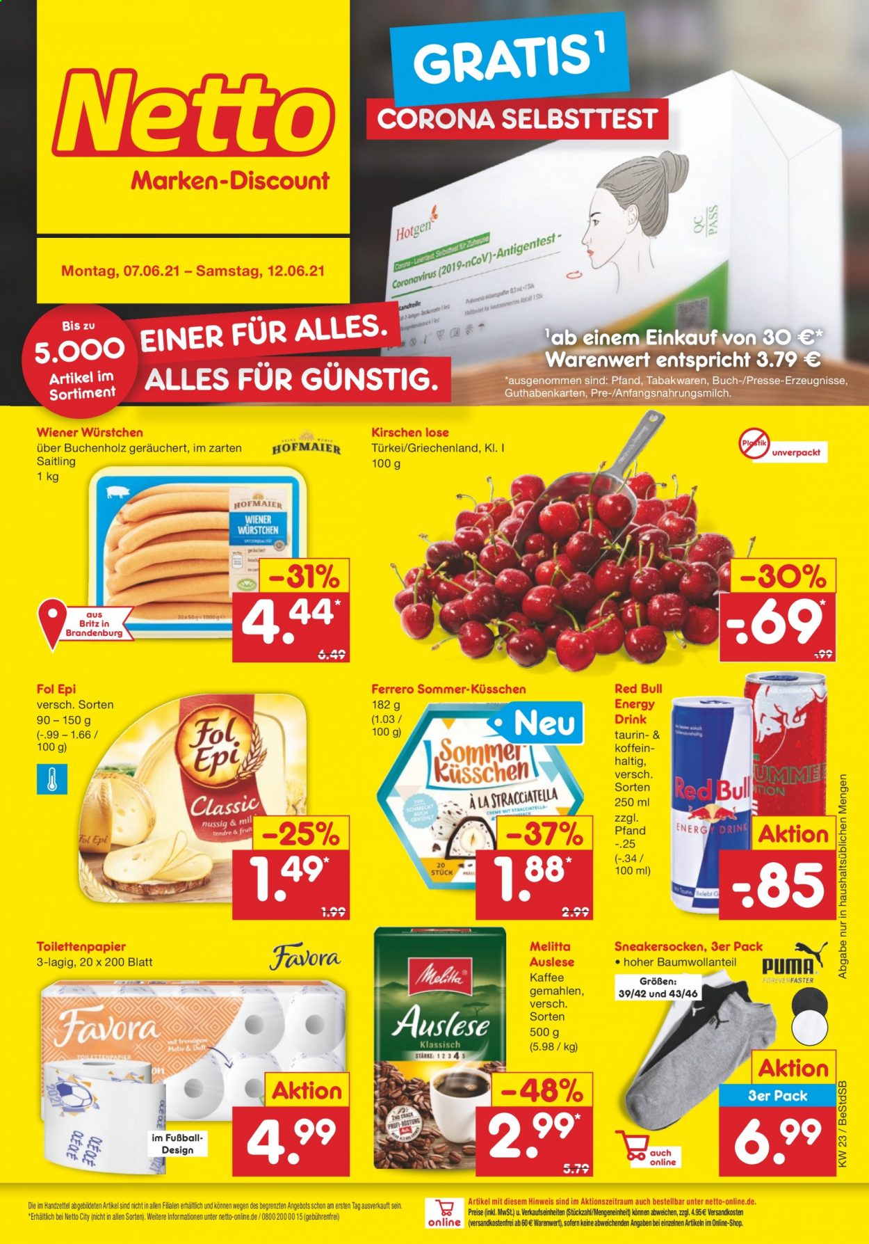 Netto Marken-Discount Prospekte  - 7.06.2021 - 12.06.2021. Seite 1