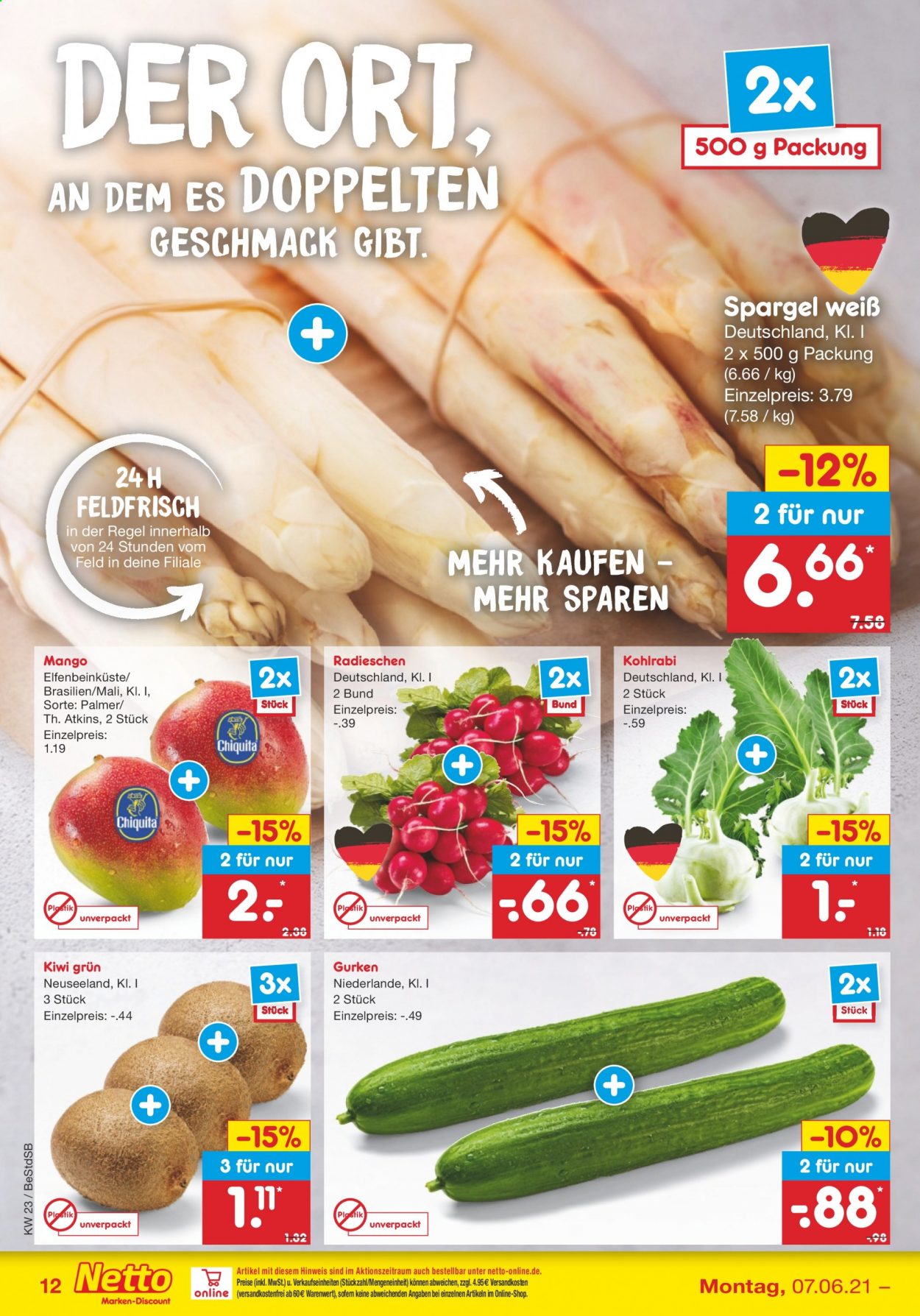 Netto Marken-Discount Prospekte  - 7.06.2021 - 12.06.2021. Seite 12