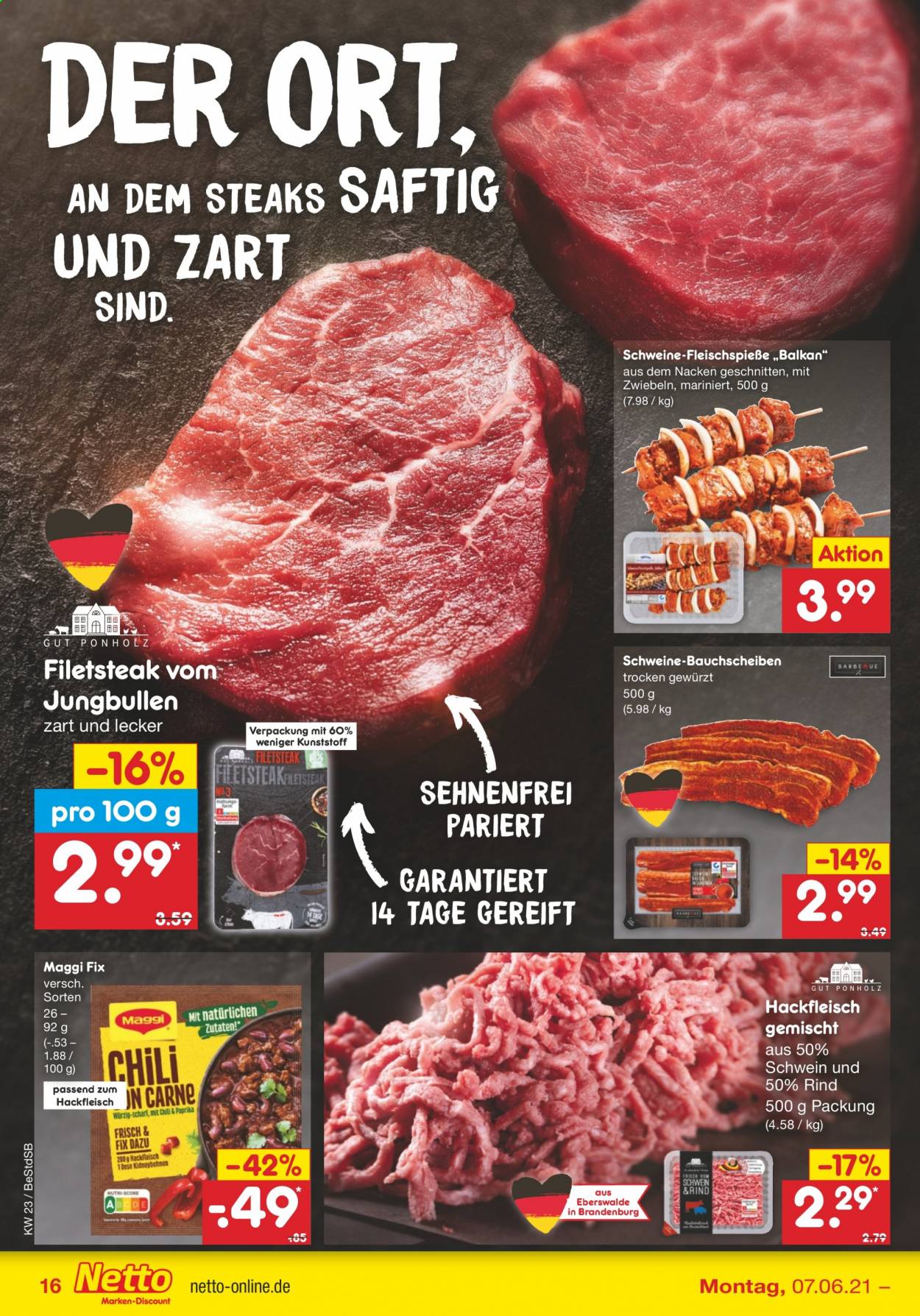 Netto Marken-Discount Prospekte  - 7.06.2021 - 12.06.2021. Seite 16