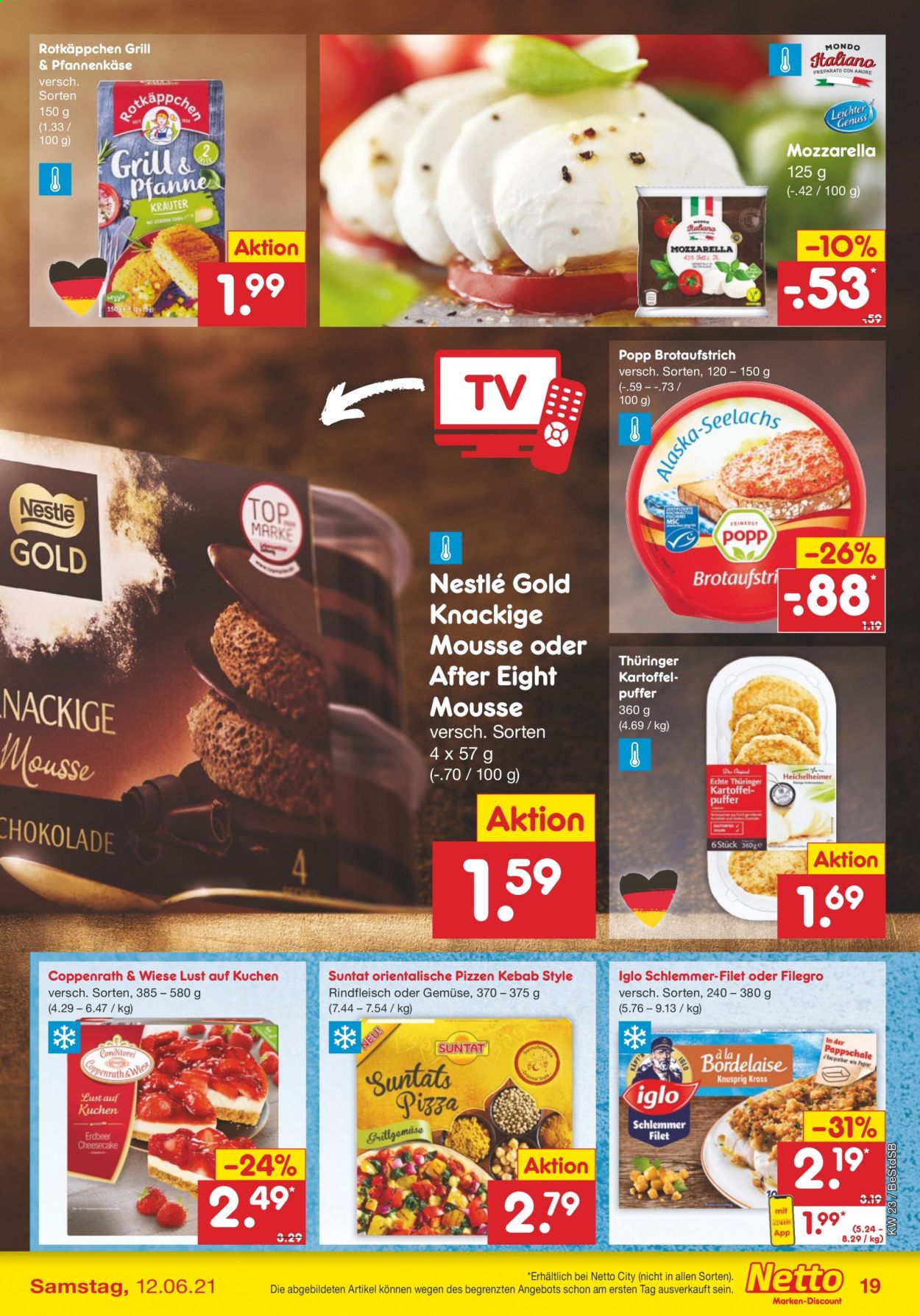 Netto Marken-Discount Prospekte  - 7.06.2021 - 12.06.2021. Seite 19
