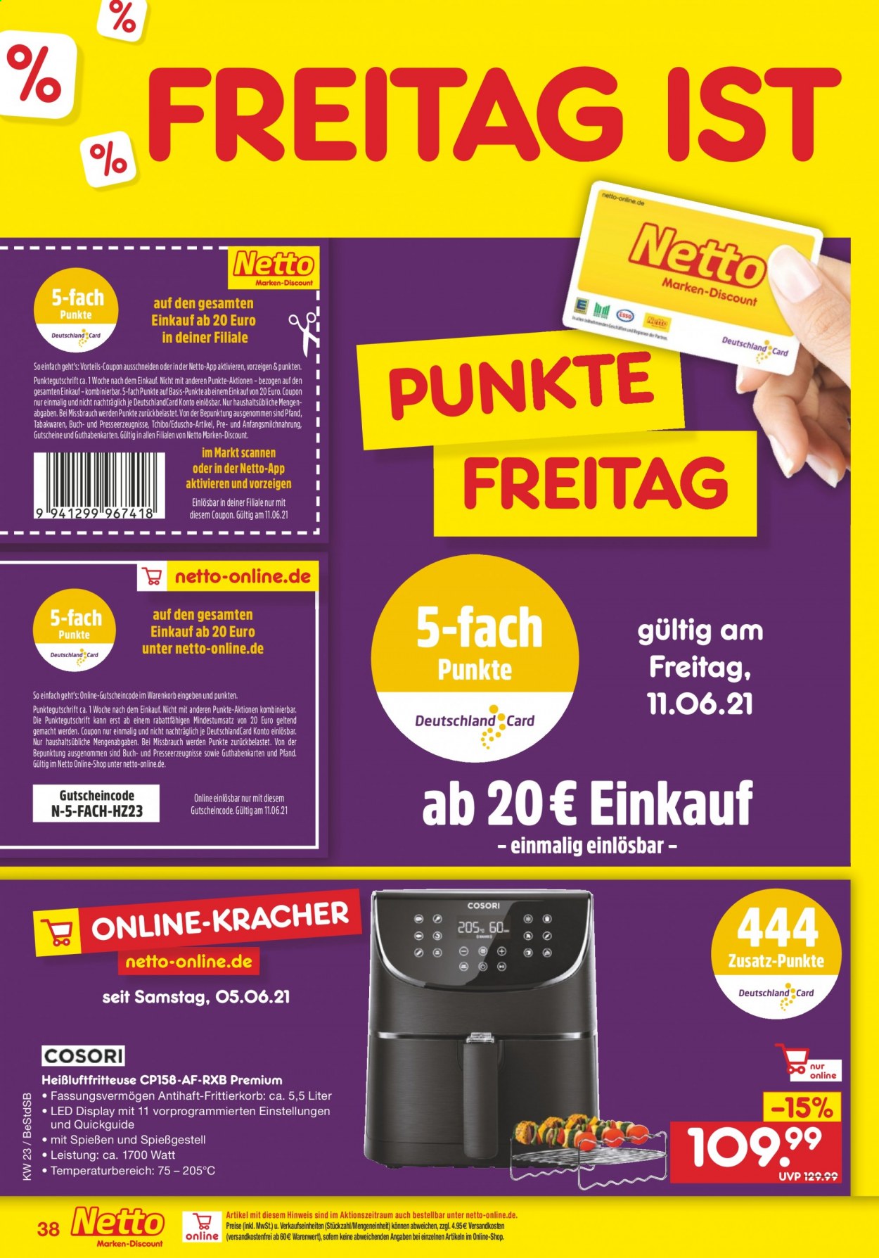 Netto Marken-Discount Prospekte  - 7.06.2021 - 12.06.2021. Seite 38