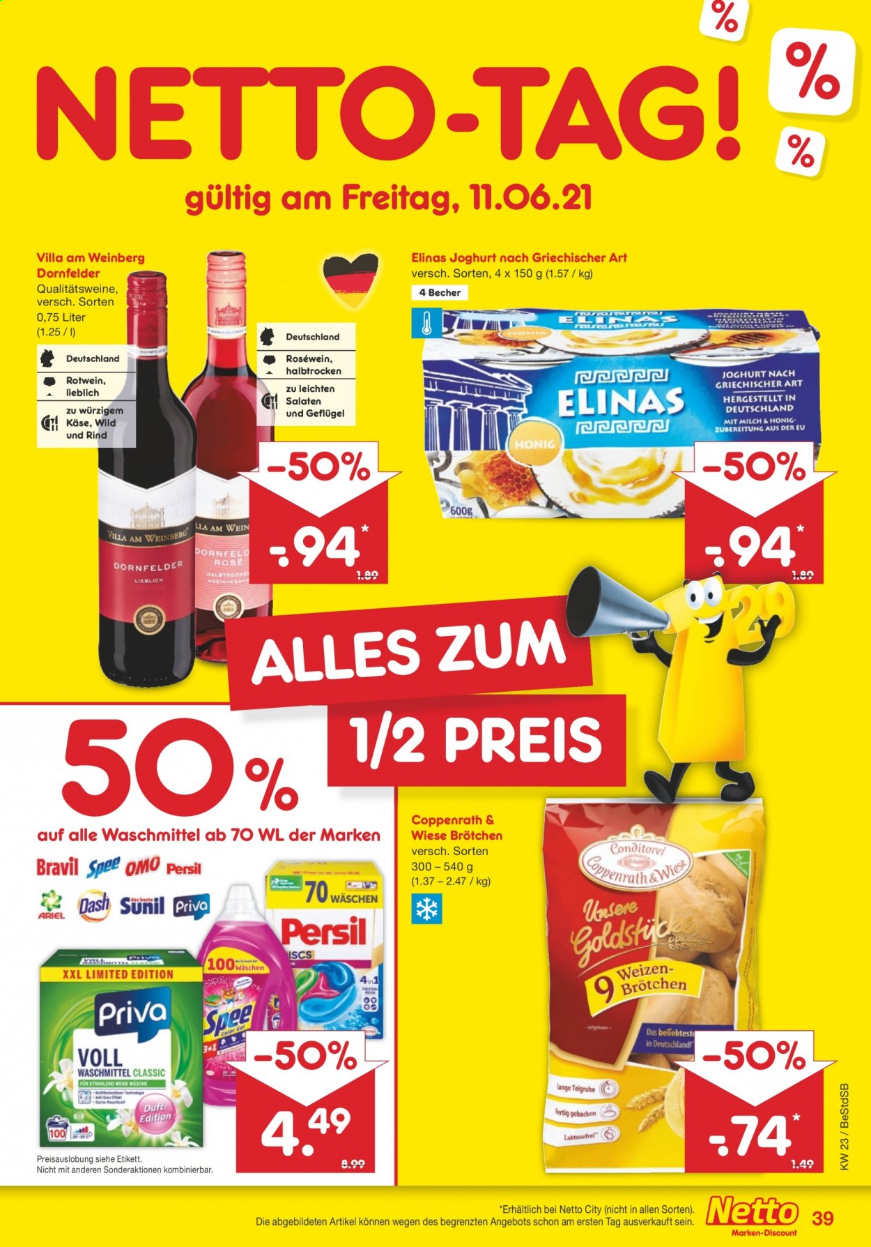Netto Marken-Discount Prospekte  - 7.06.2021 - 12.06.2021. Seite 39