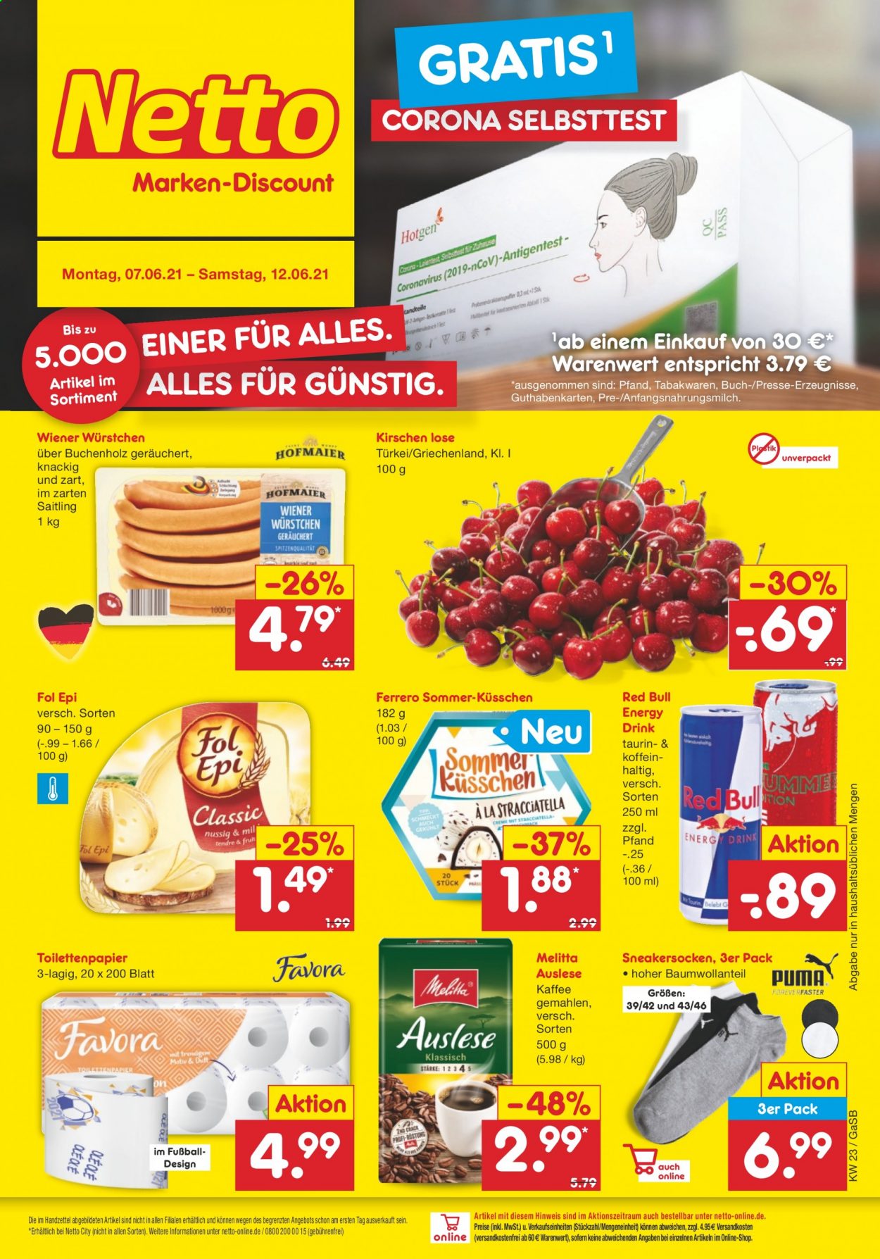 Netto Marken-Discount Prospekte  - 7.06.2021 - 12.06.2021. Seite 1