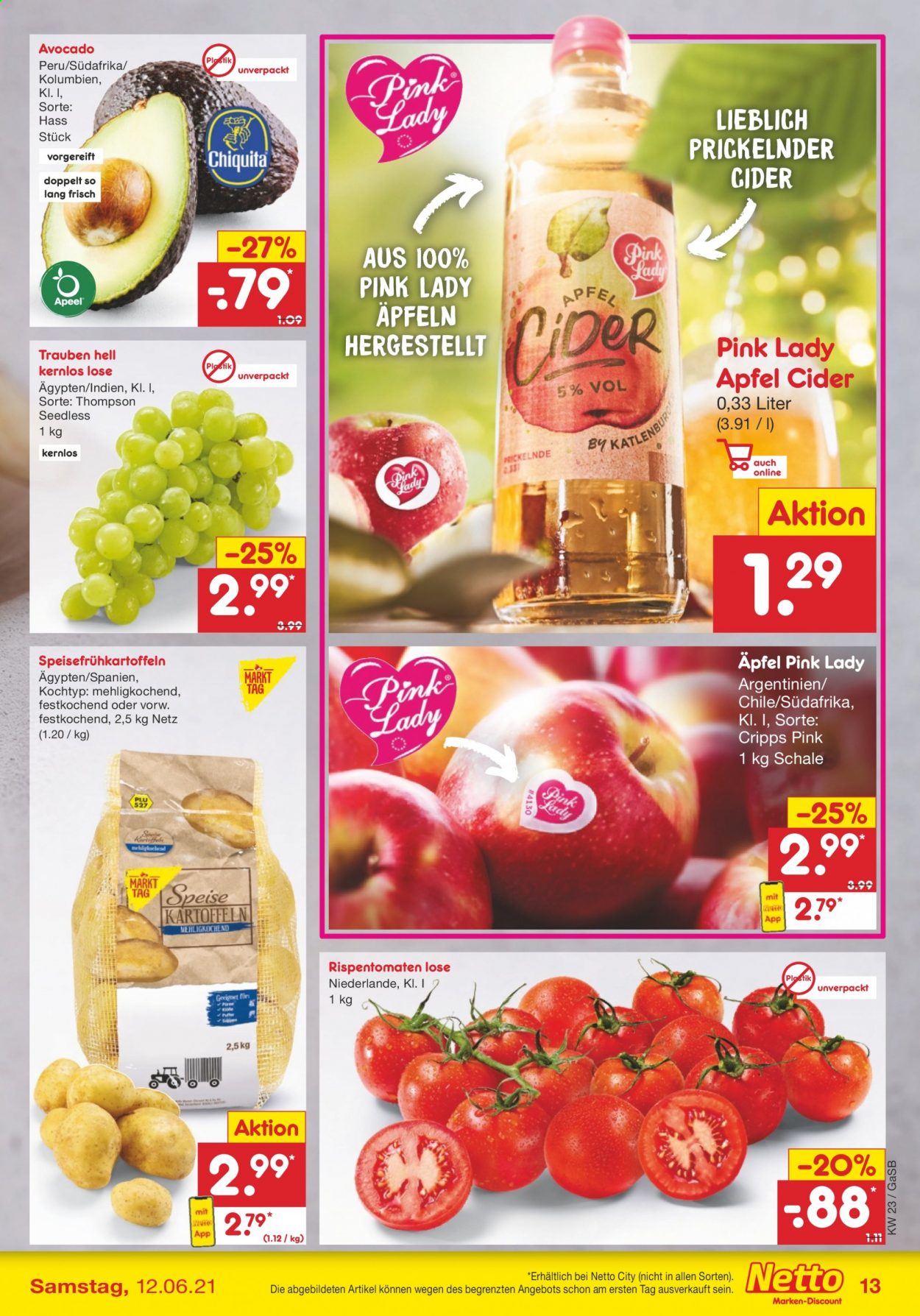 Netto Marken-Discount Prospekte  - 7.06.2021 - 12.06.2021. Seite 13