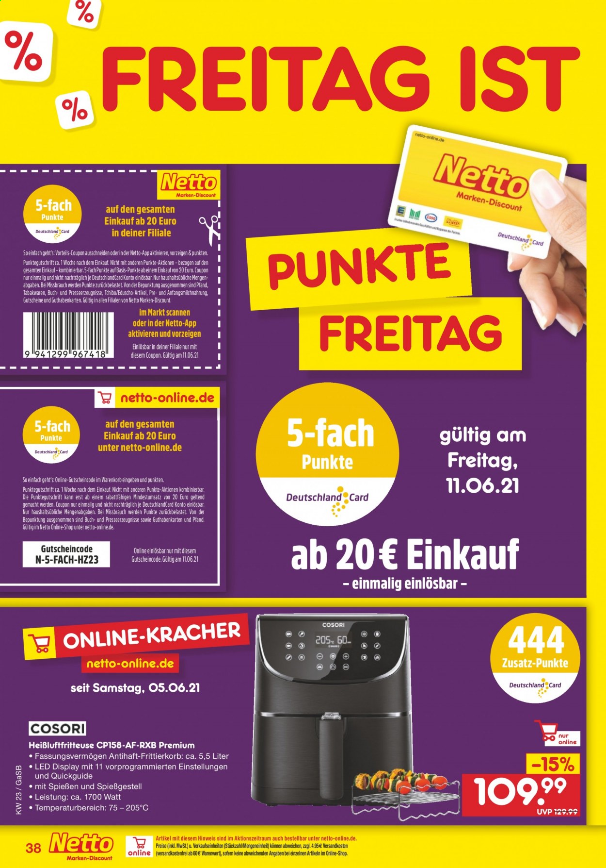 Netto Marken-Discount Prospekte  - 7.06.2021 - 12.06.2021. Seite 38