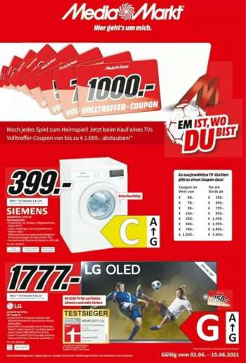 Prospekte MediaMarkt - 2.6.2021 - 15.6.2021.