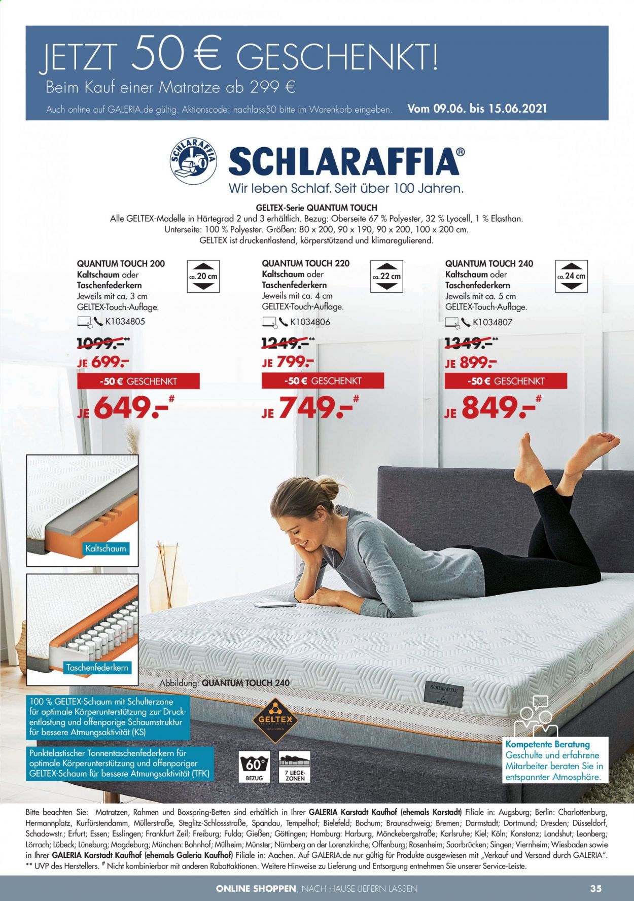 GALERIA Karstadt Kaufhof Prospekte  - 9.06.2021 - 15.06.2021. Seite 35