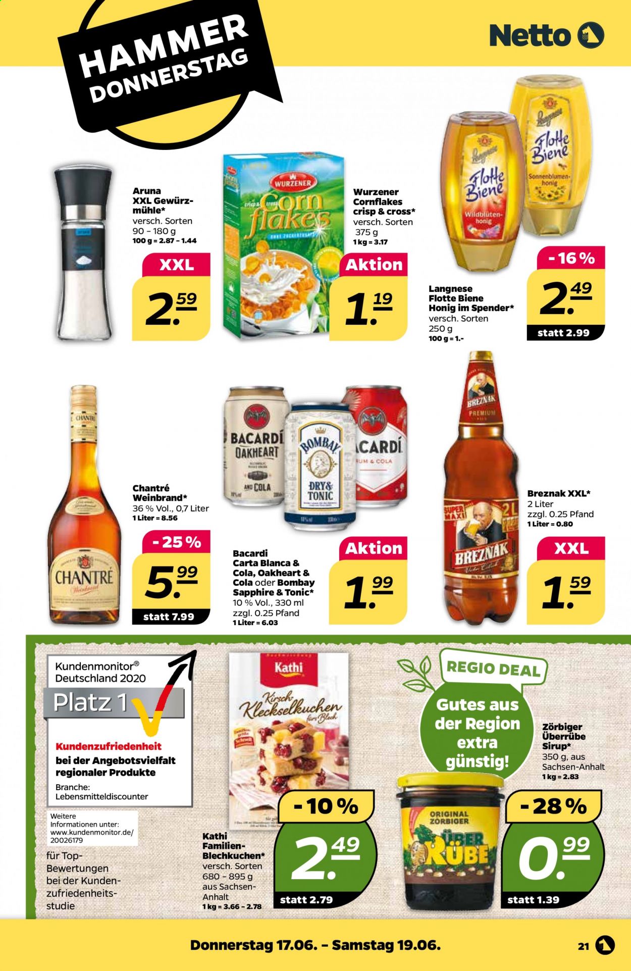 Netto Prospekte  - 14.06.2021 - 19.06.2021. Seite 21